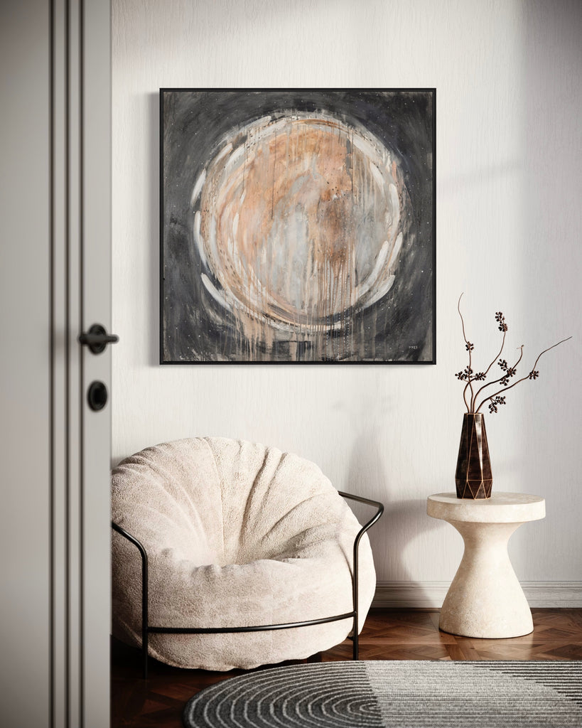 Myee Harlow DARK MOON EMBRACE CANVAS PRINT