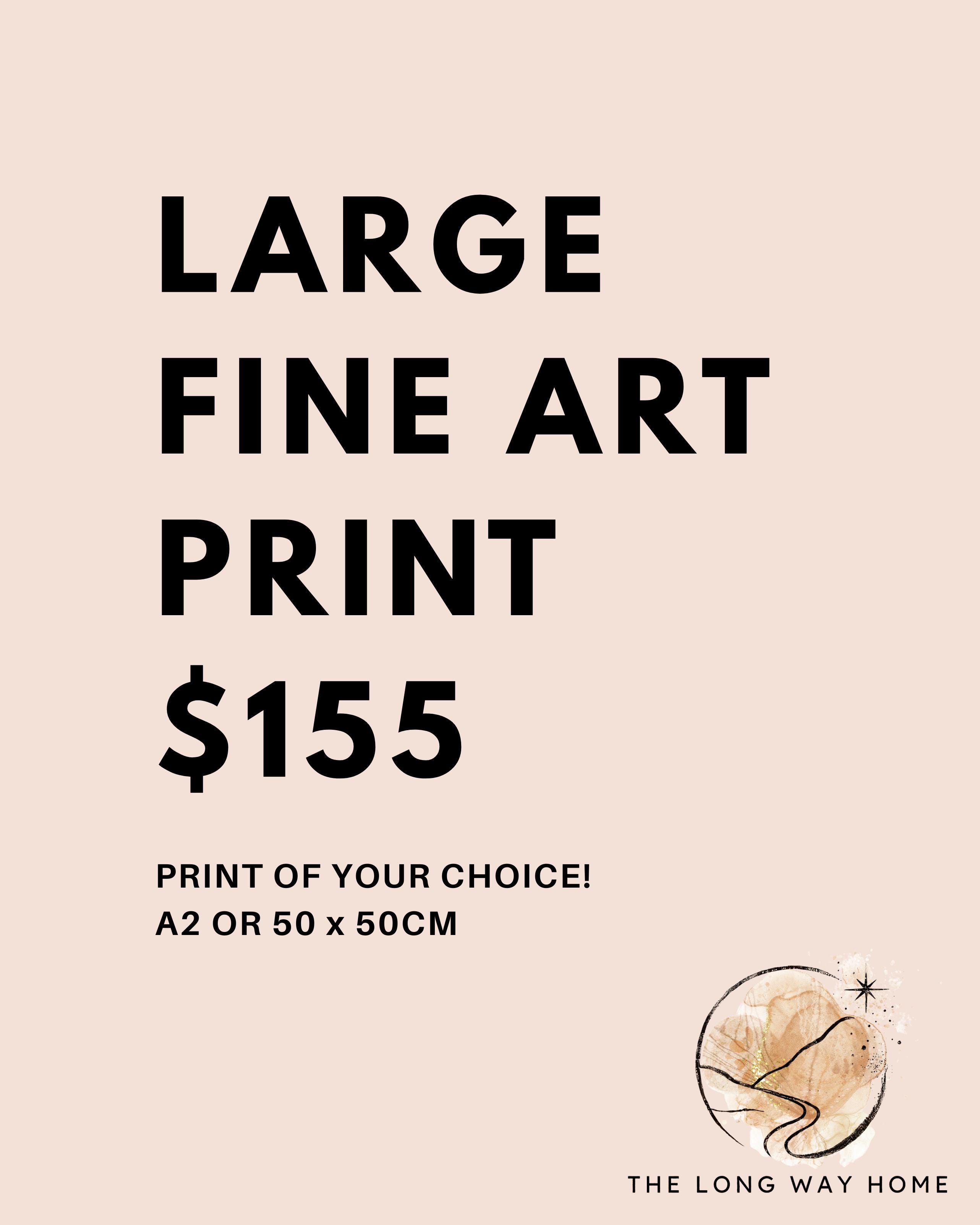 LARGE FINE ART PRINT