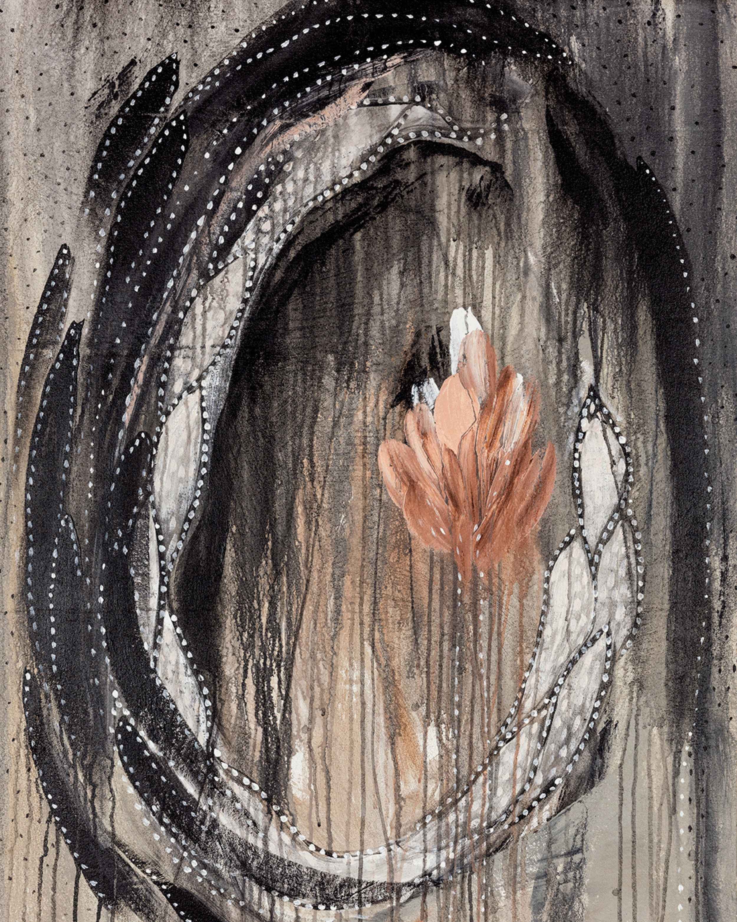 BLOSSOMING DARKNESS CANVAS PRINT