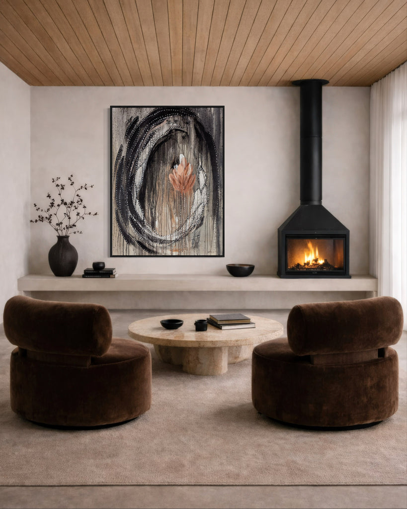 BLOSSOMING DARKNESS CANVAS PRINT