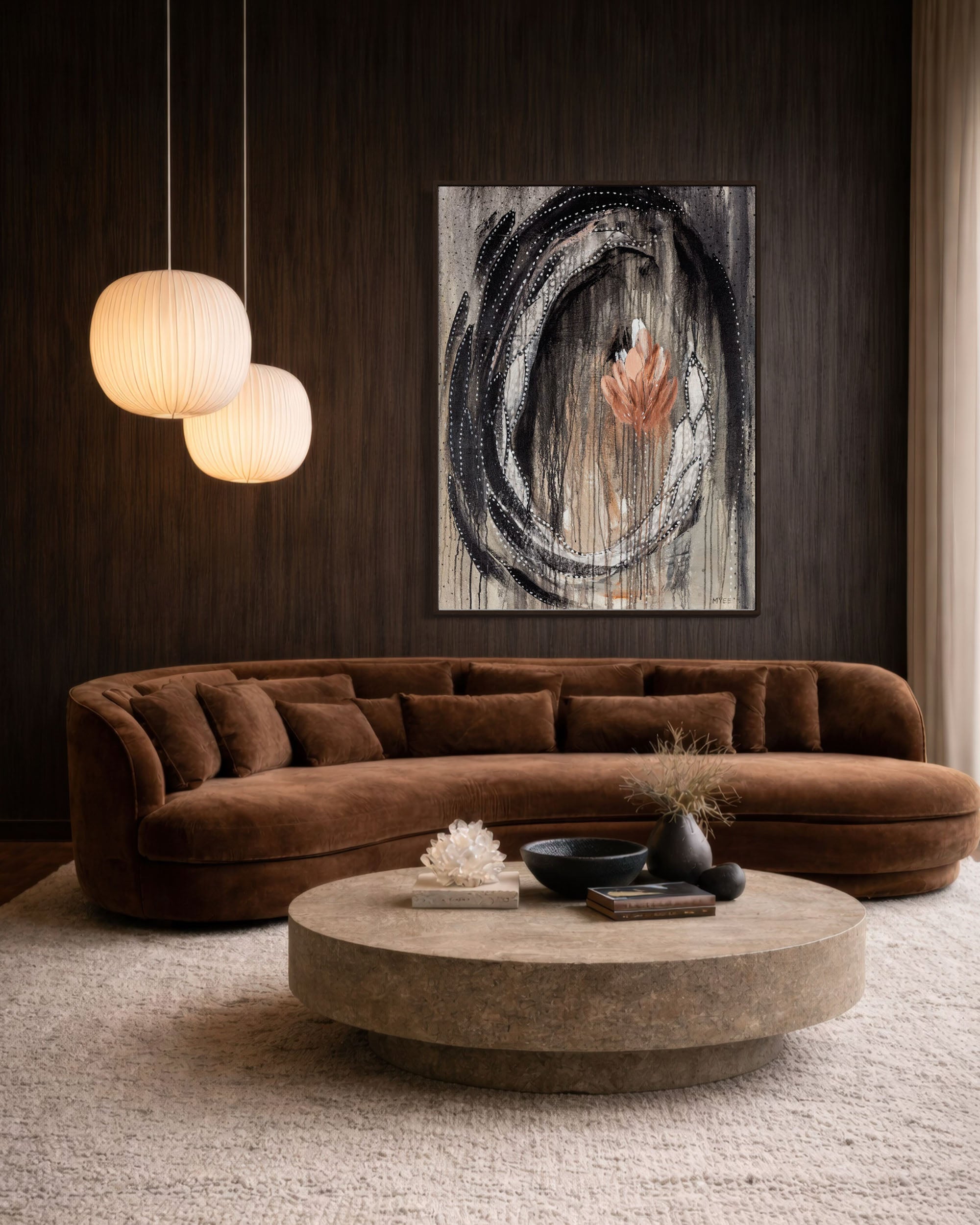 BLOSSOMING DARKNESS CANVAS PRINT