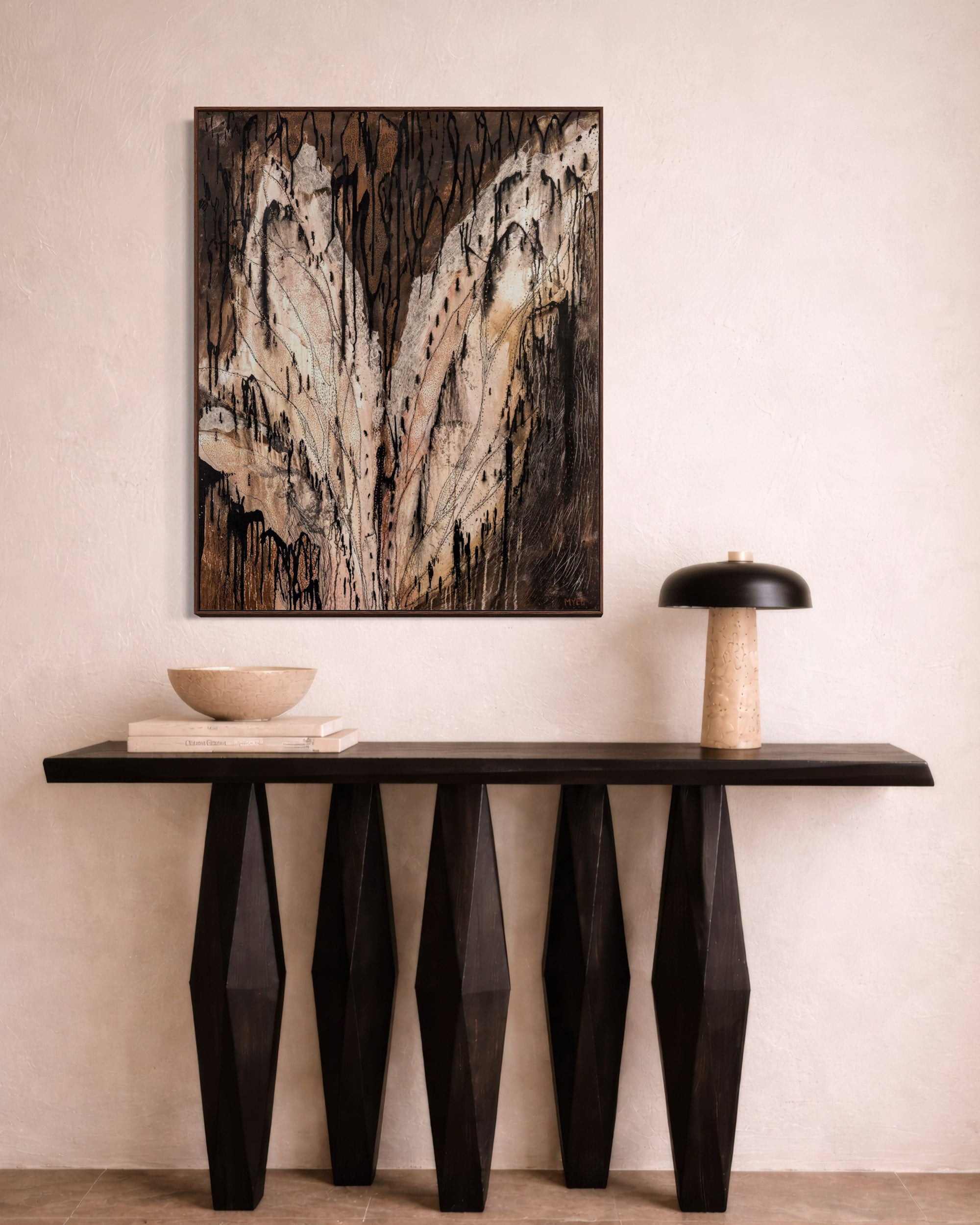 CRADLED IN HER WINGS CANVAS PRINT