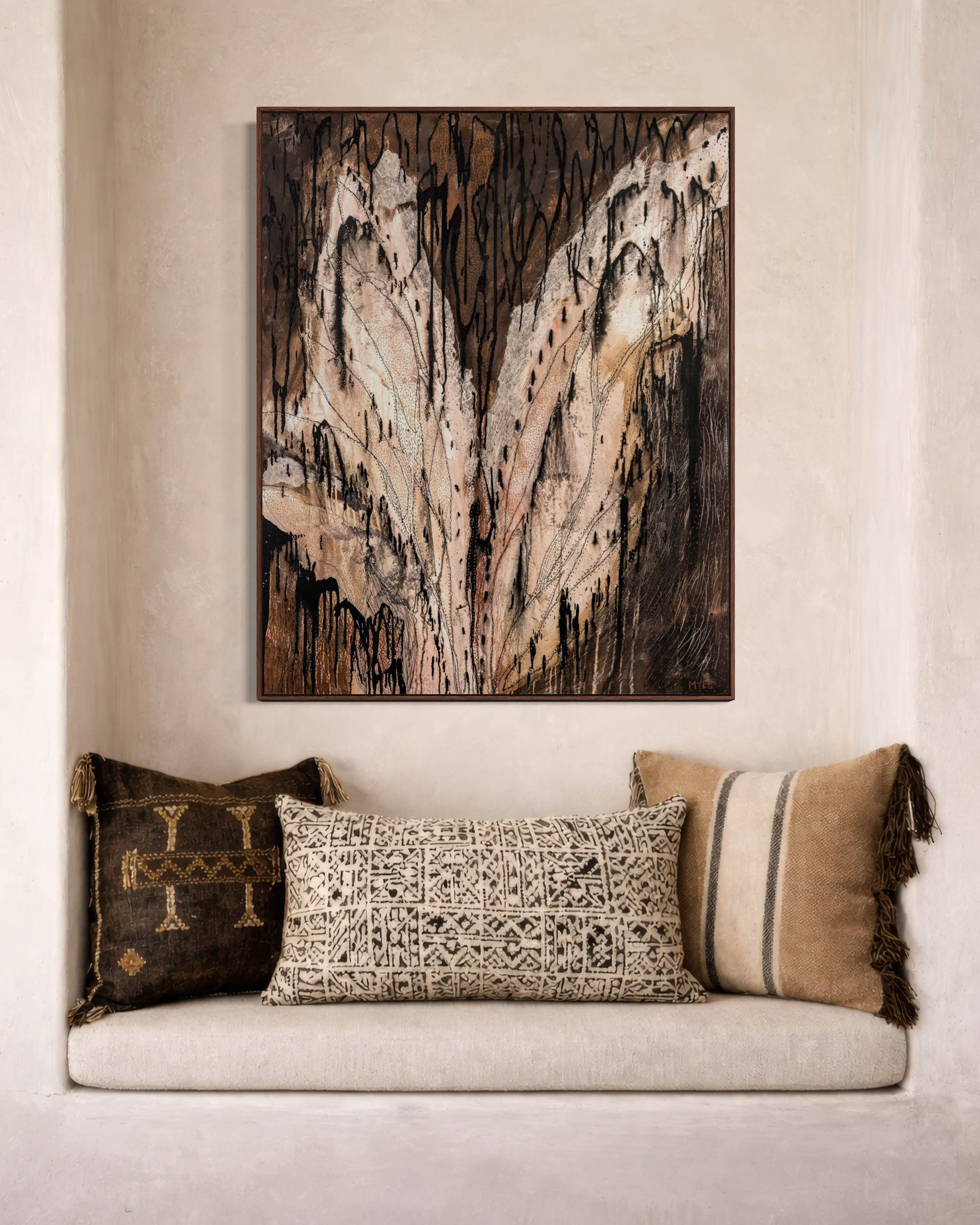 CRADLED IN HER WINGS CANVAS PRINT