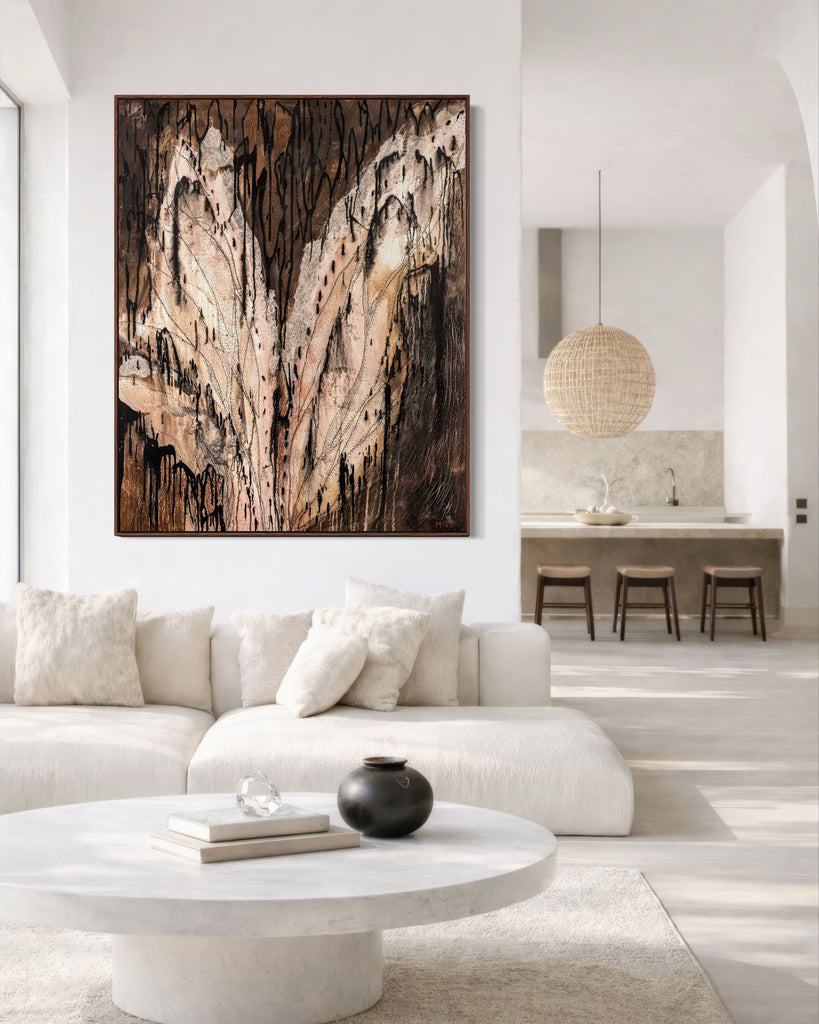 CRADLED IN HER WINGS CANVAS PRINT