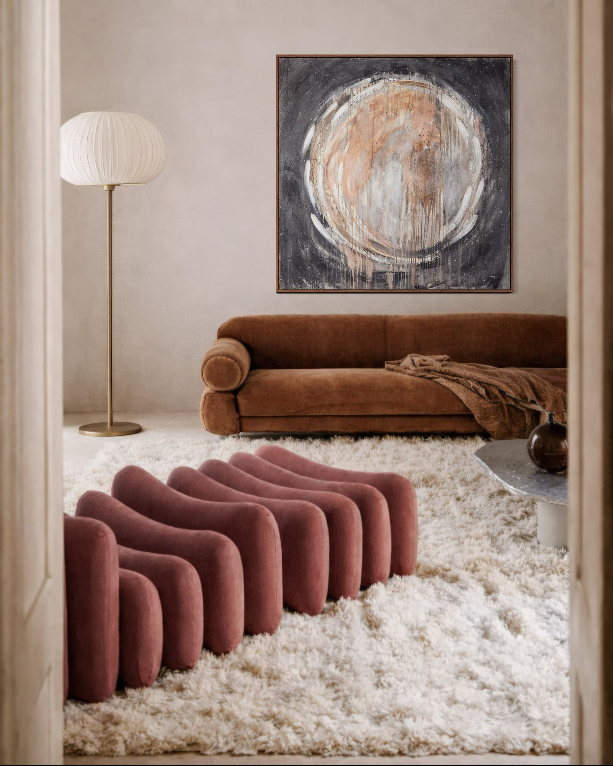 DARK MOON EMBRACE CANVAS PRINT