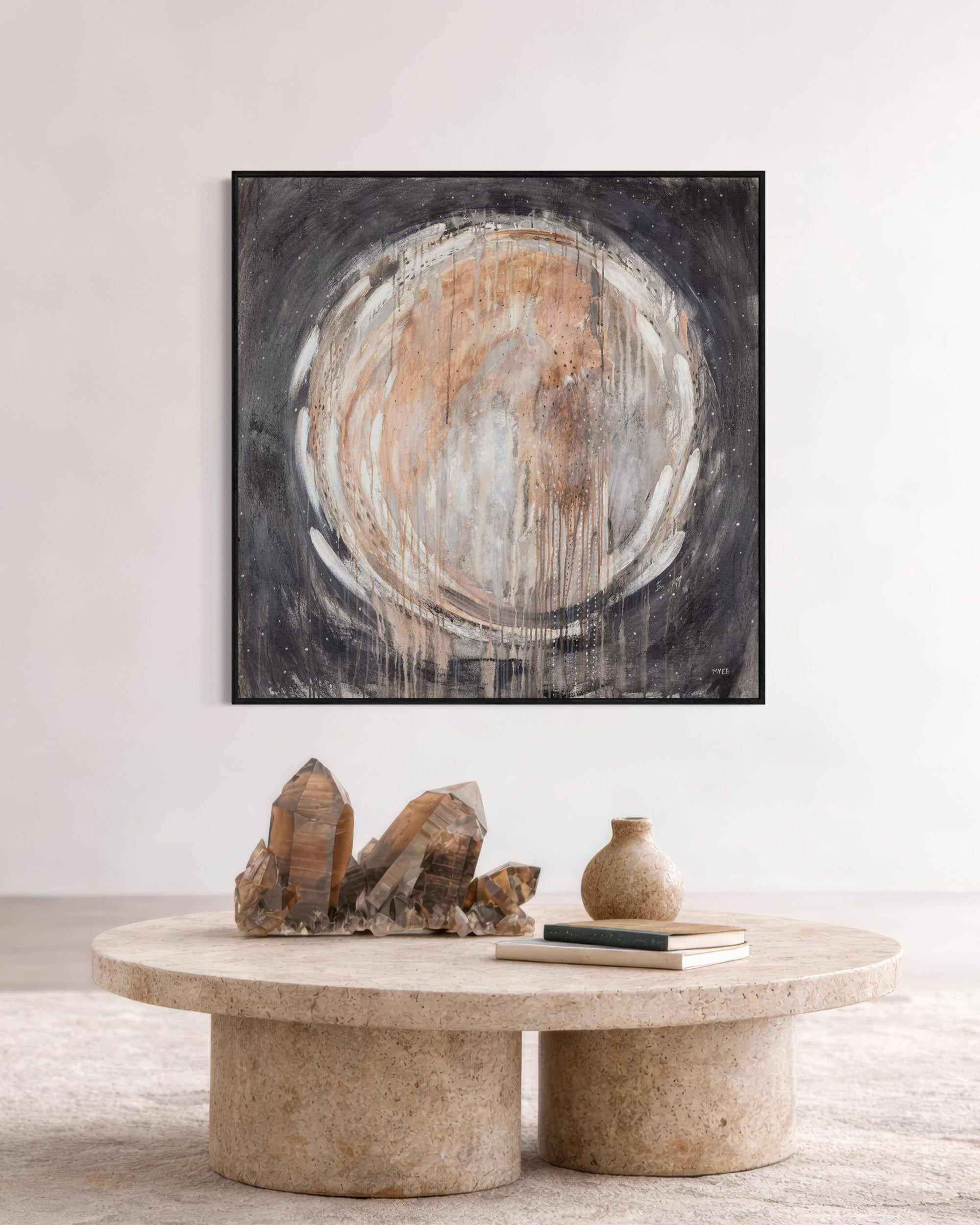 DARK MOON EMBRACE CANVAS PRINT