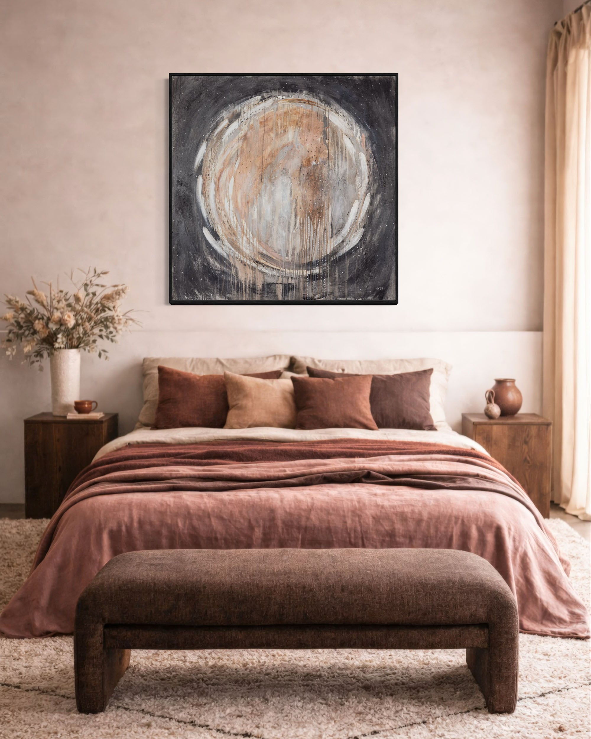 DARK MOON EMBRACE CANVAS PRINT