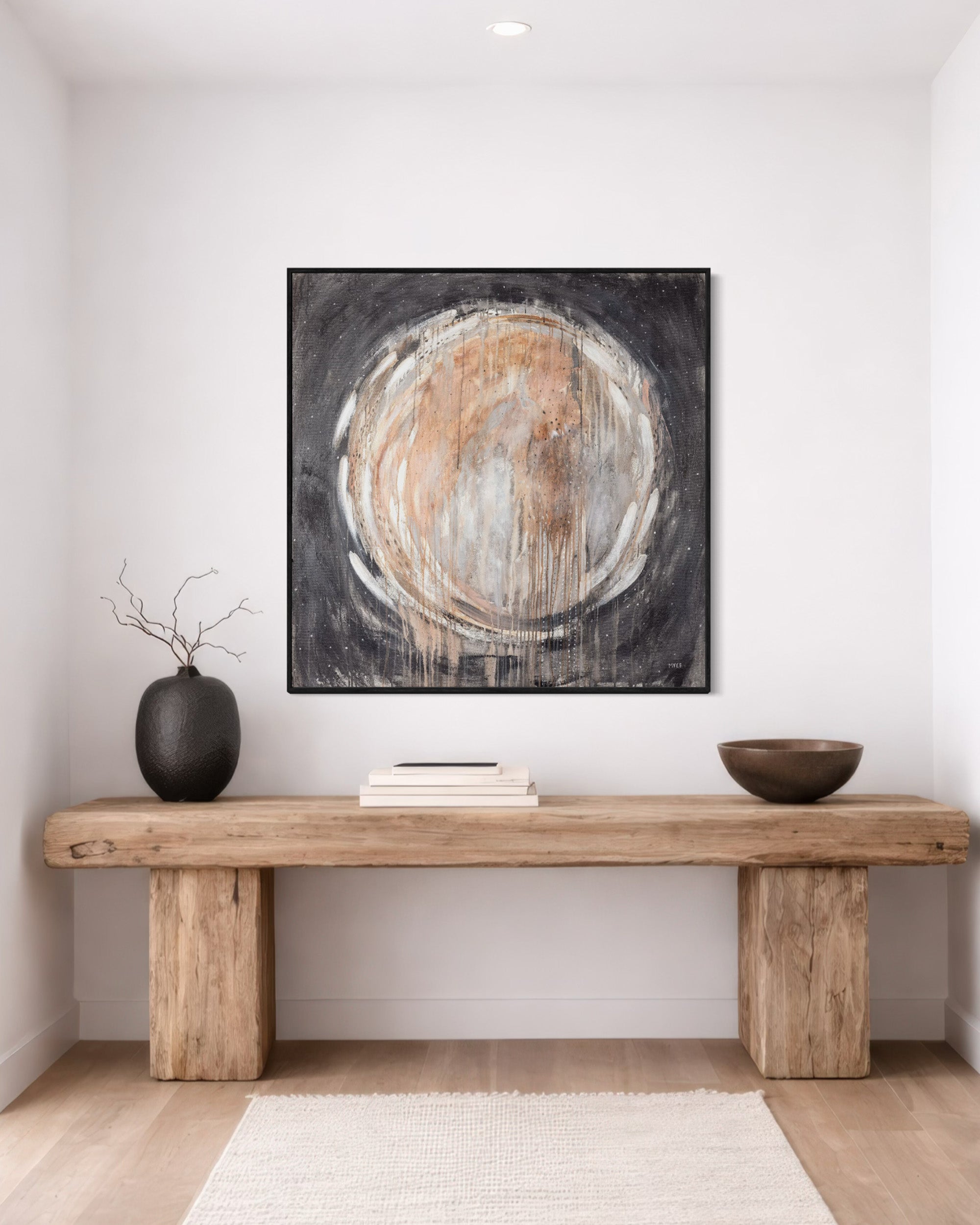 DARK MOON EMBRACE CANVAS PRINT