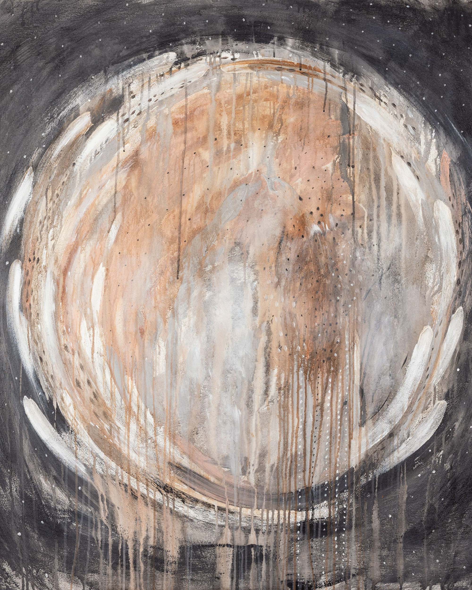 DARK MOON EMBRACE CANVAS PRINT