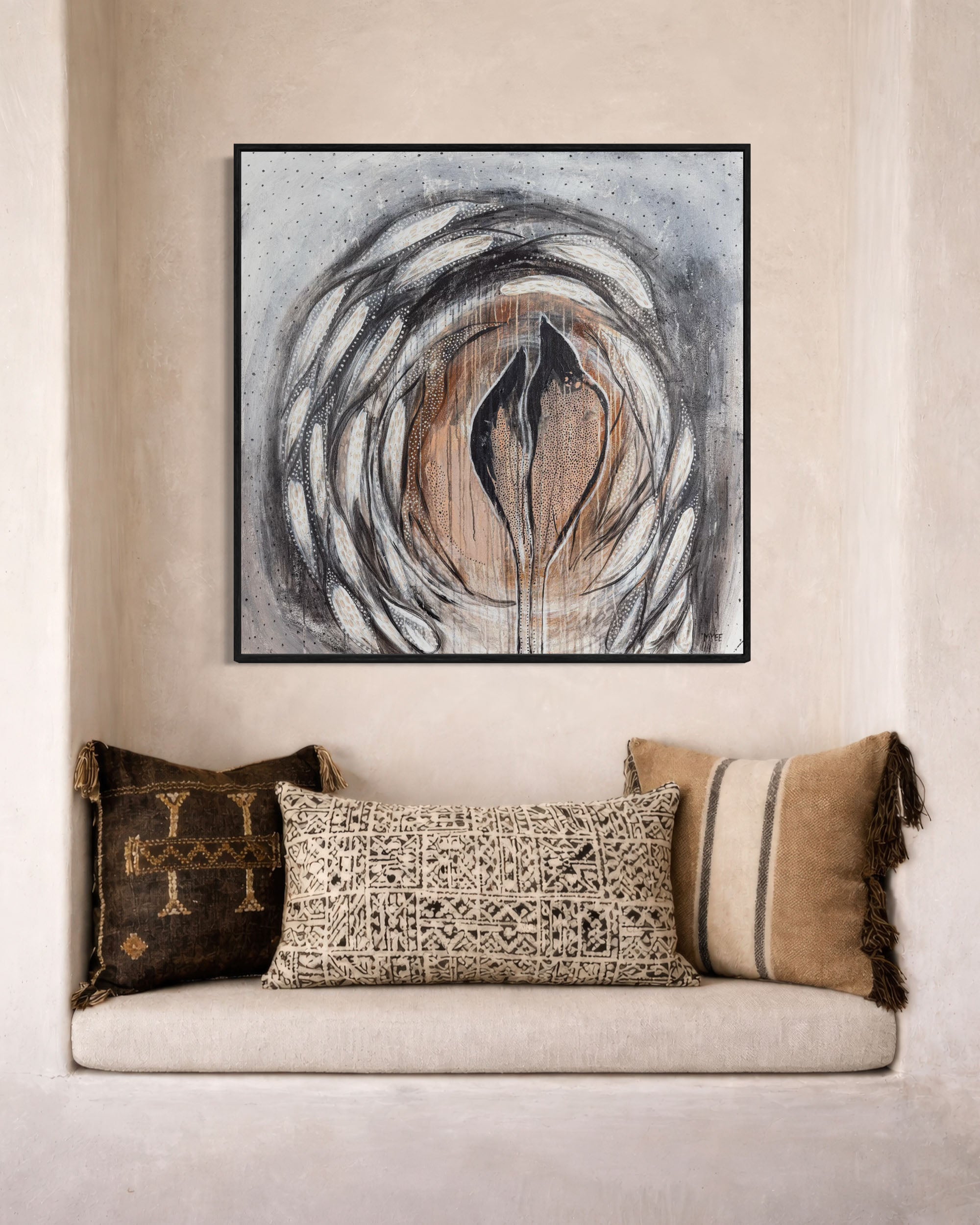 DARK NIGHTS EMBRACE CANVAS PRINT