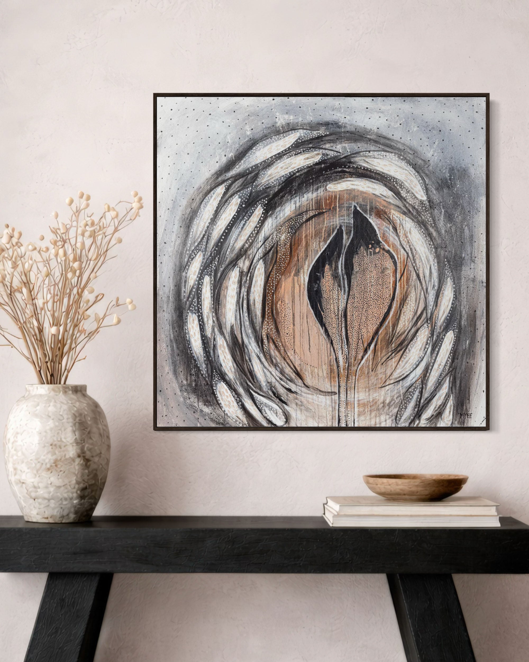 DARK NIGHTS EMBRACE CANVAS PRINT