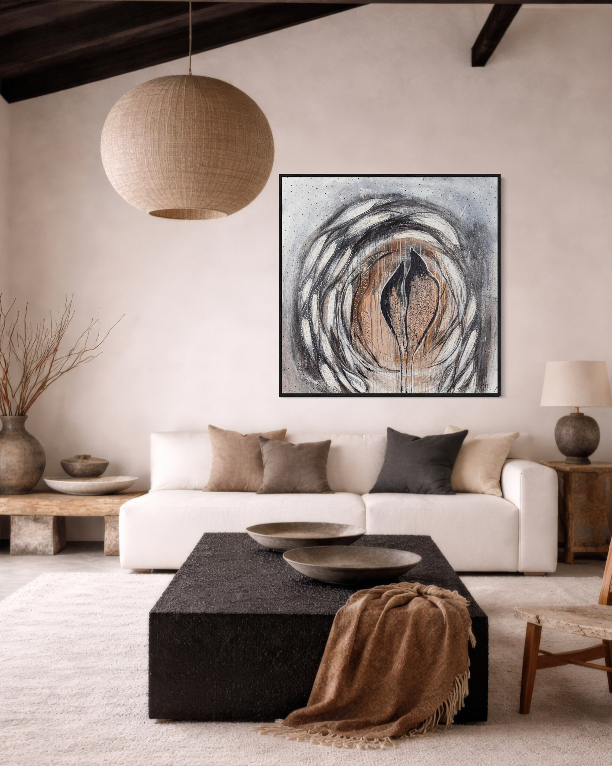 DARK NIGHTS EMBRACE CANVAS PRINT