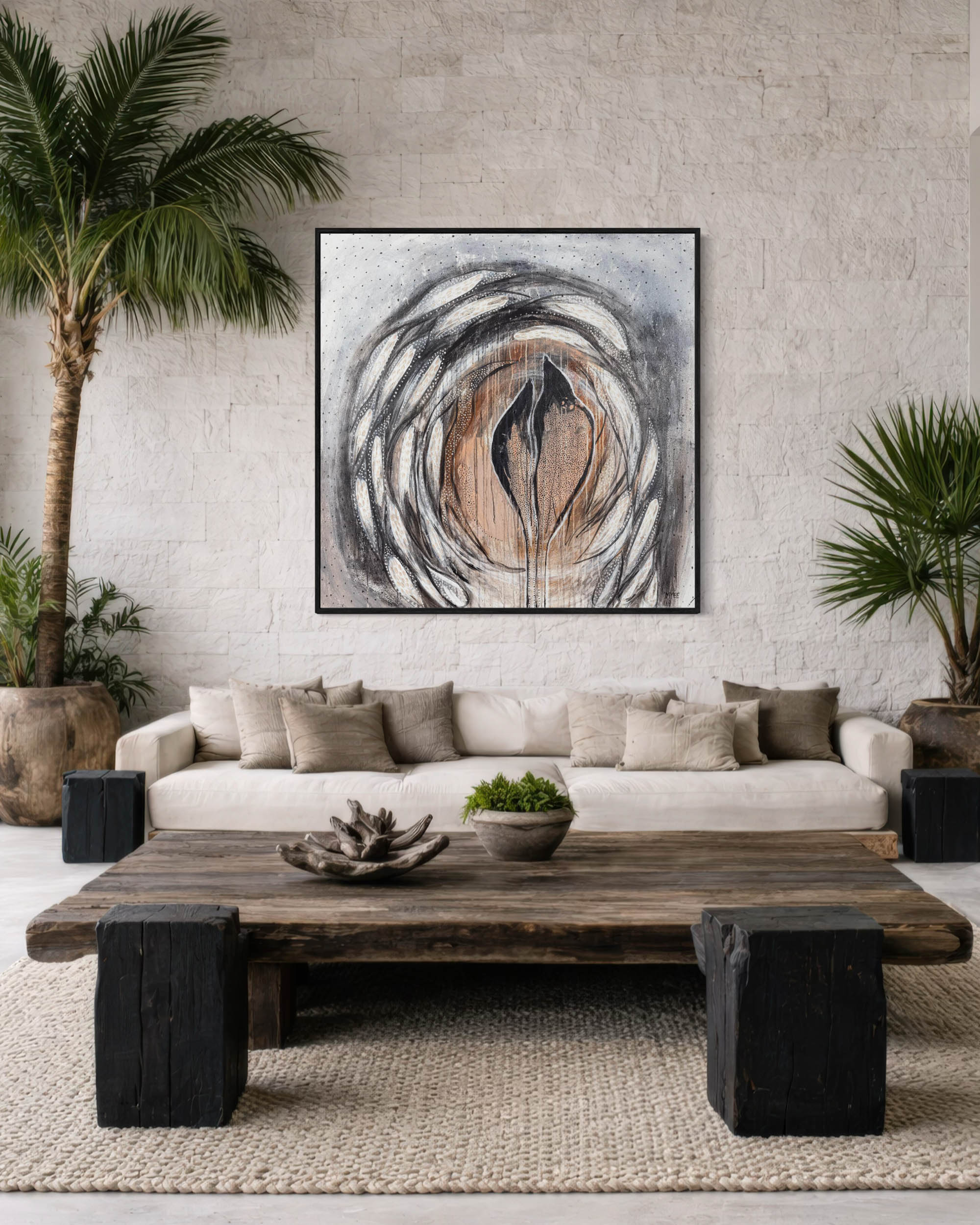 DARK NIGHTS EMBRACE CANVAS PRINT