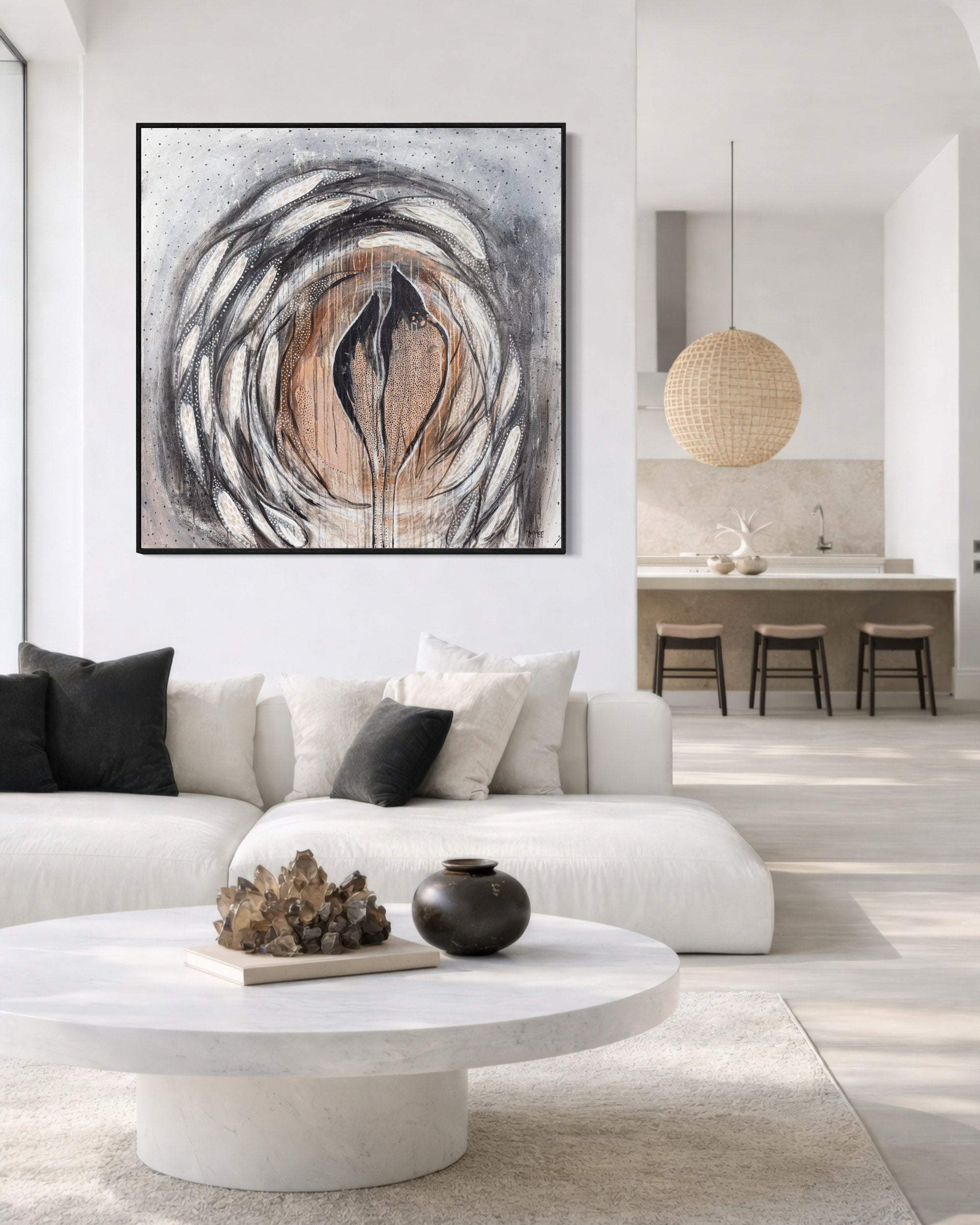 DARK NIGHTS EMBRACE CANVAS PRINT