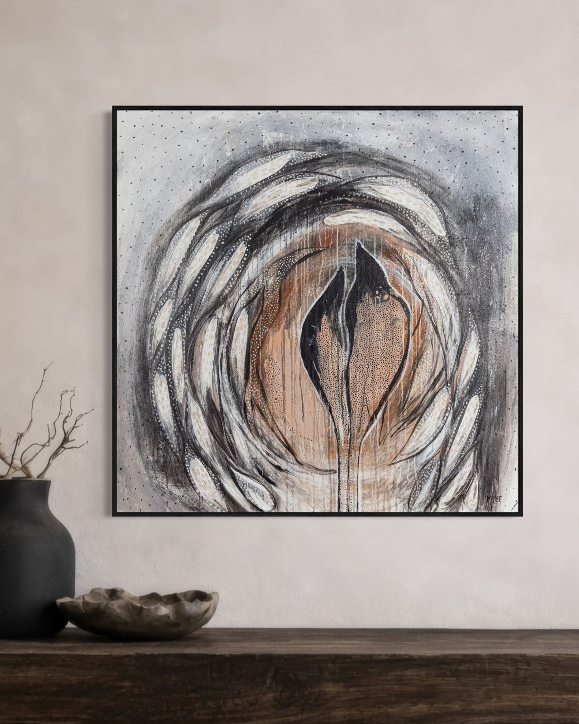 DARK NIGHTS EMBRACE CANVAS PRINT