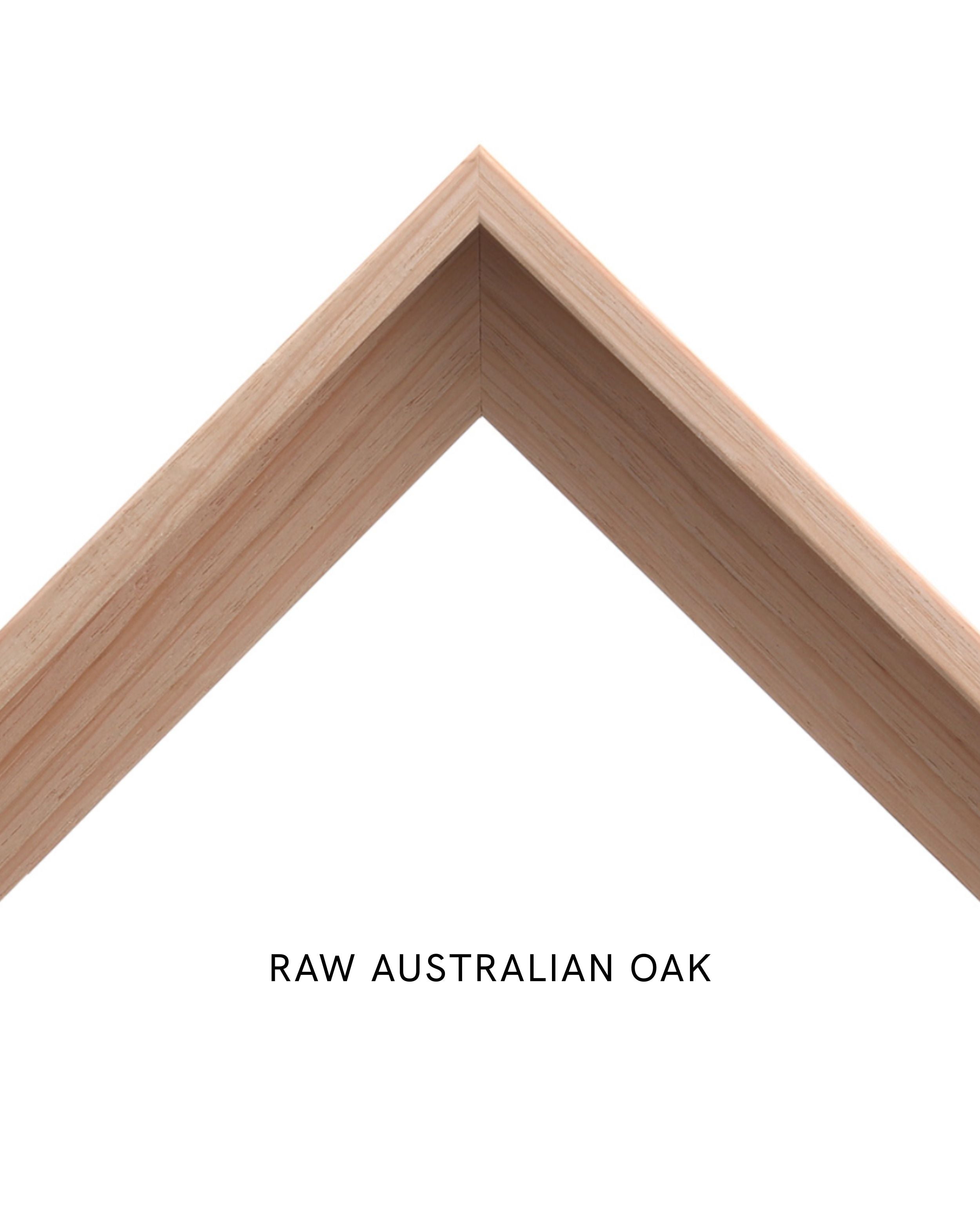 Framed Australian Raw Oak