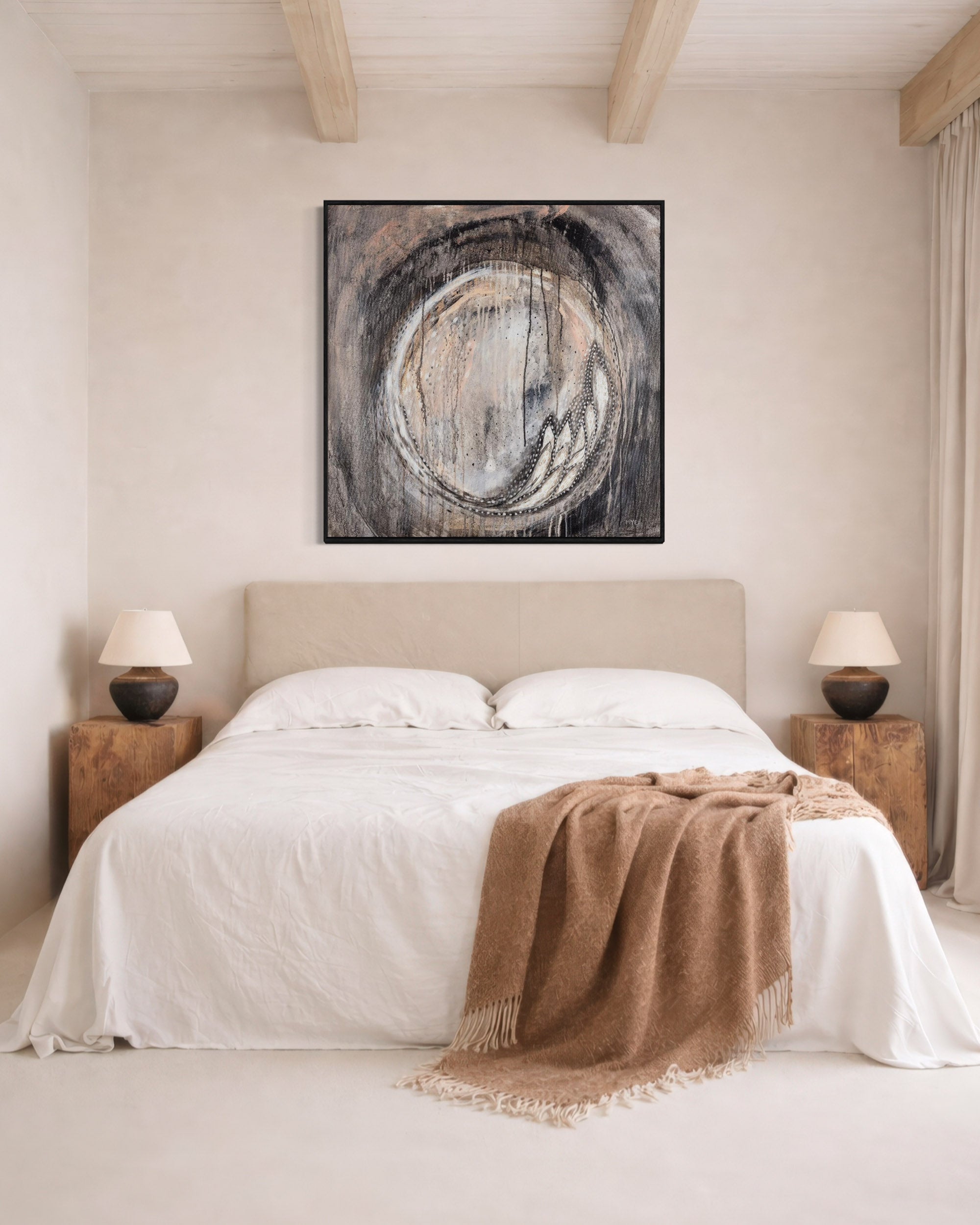 OF MOON AND STARS CANVAS PRINT