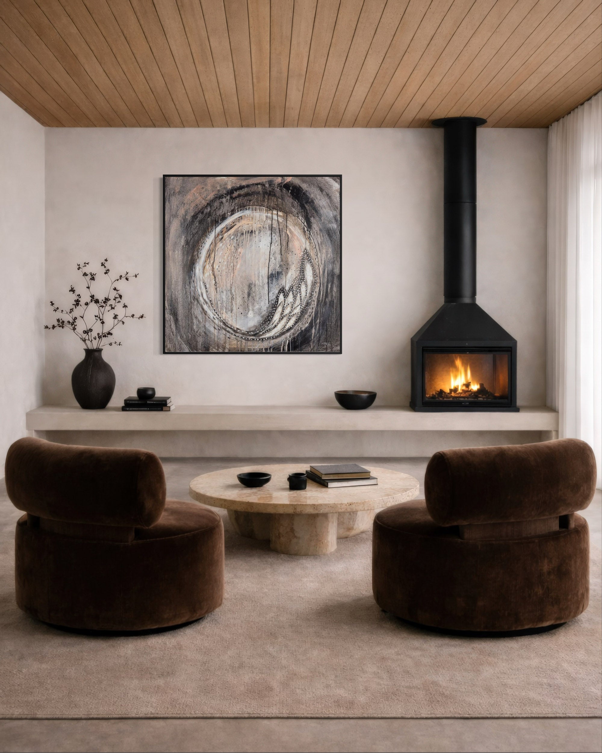 OF MOON AND STARS CANVAS PRINT