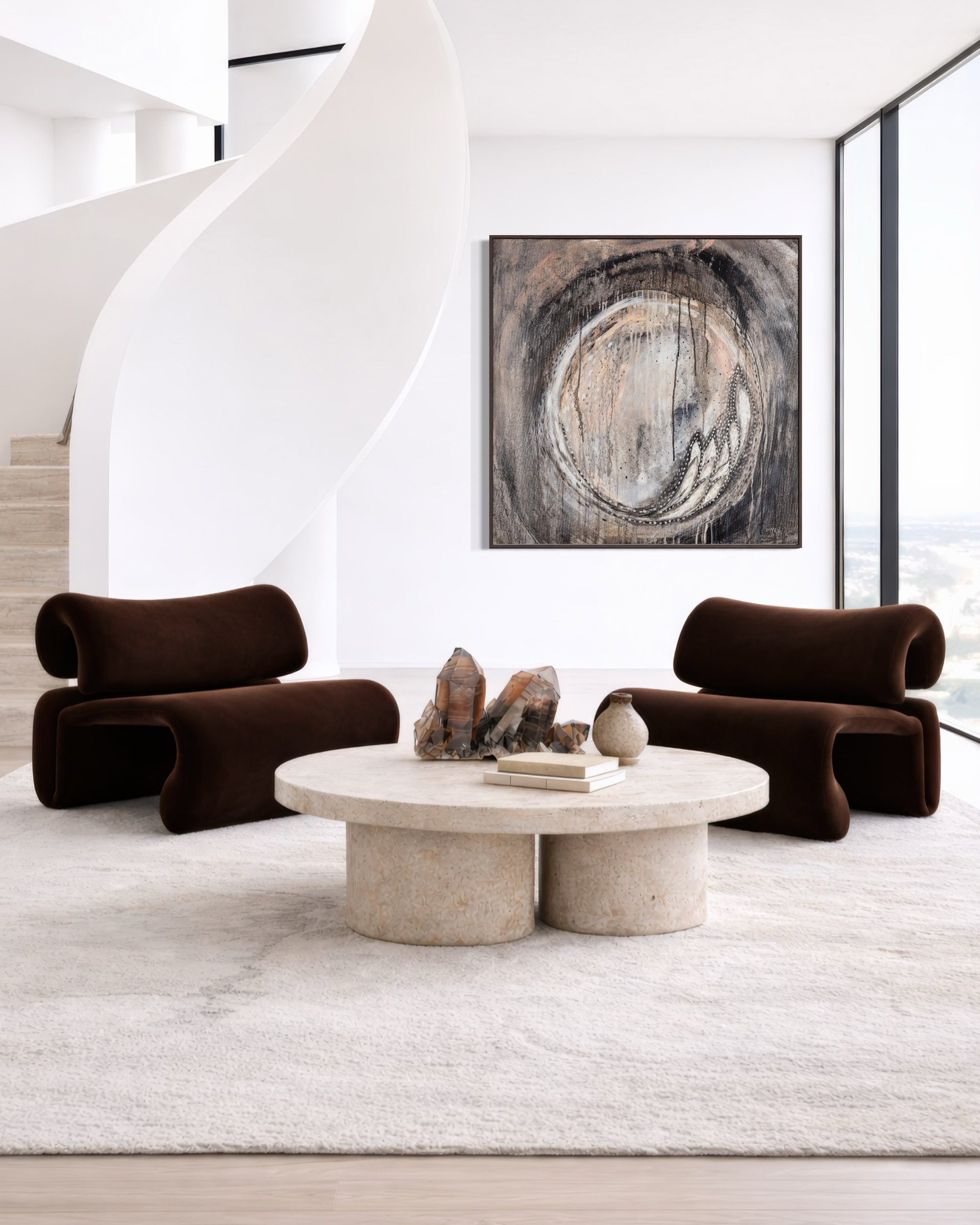 OF MOON AND STARS CANVAS PRINT