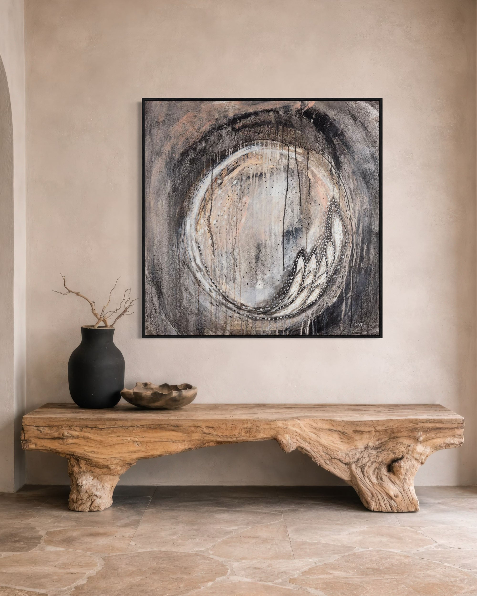 OF MOON AND STARS CANVAS PRINT