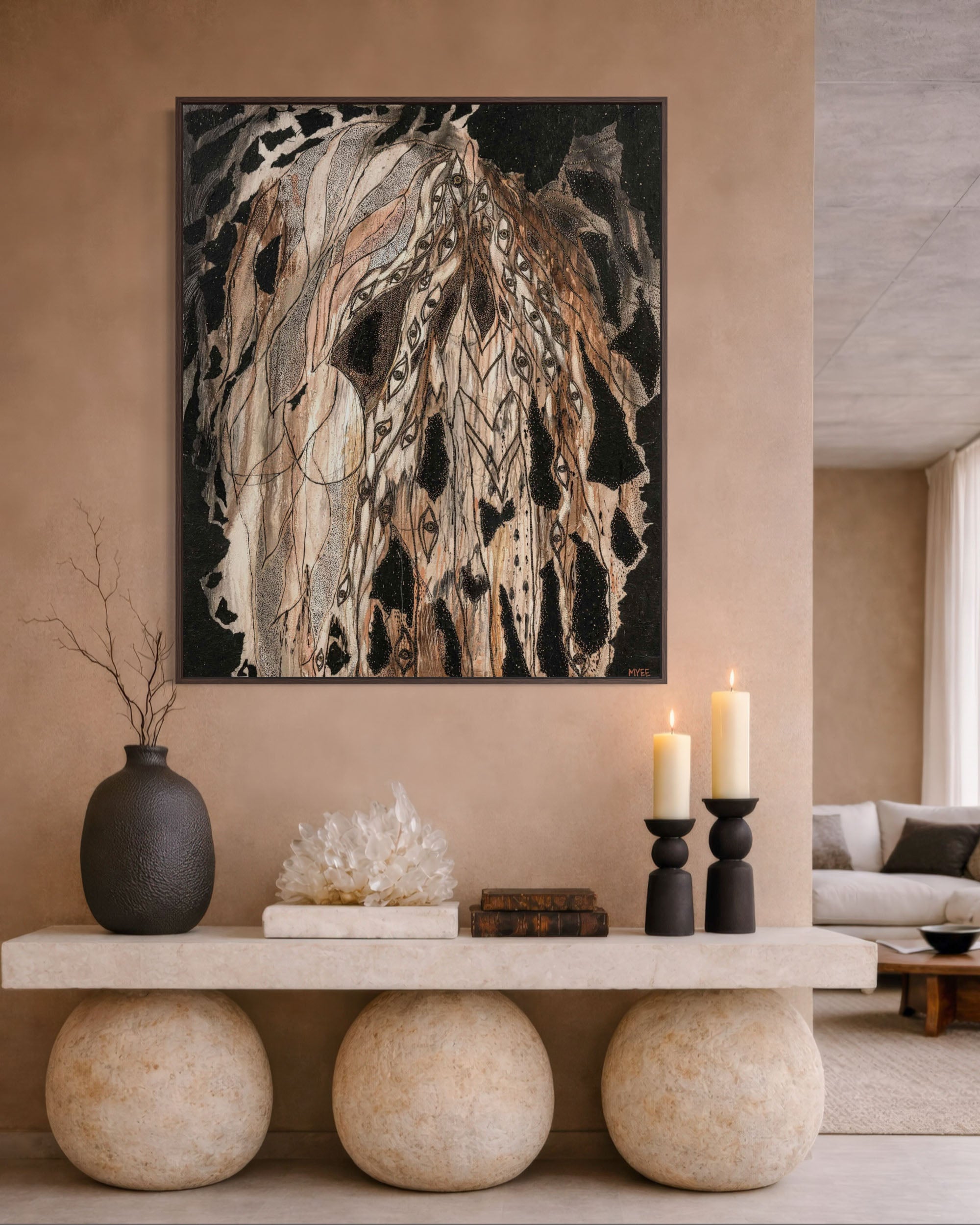 SEEDING CREATION CANVAS PRINT