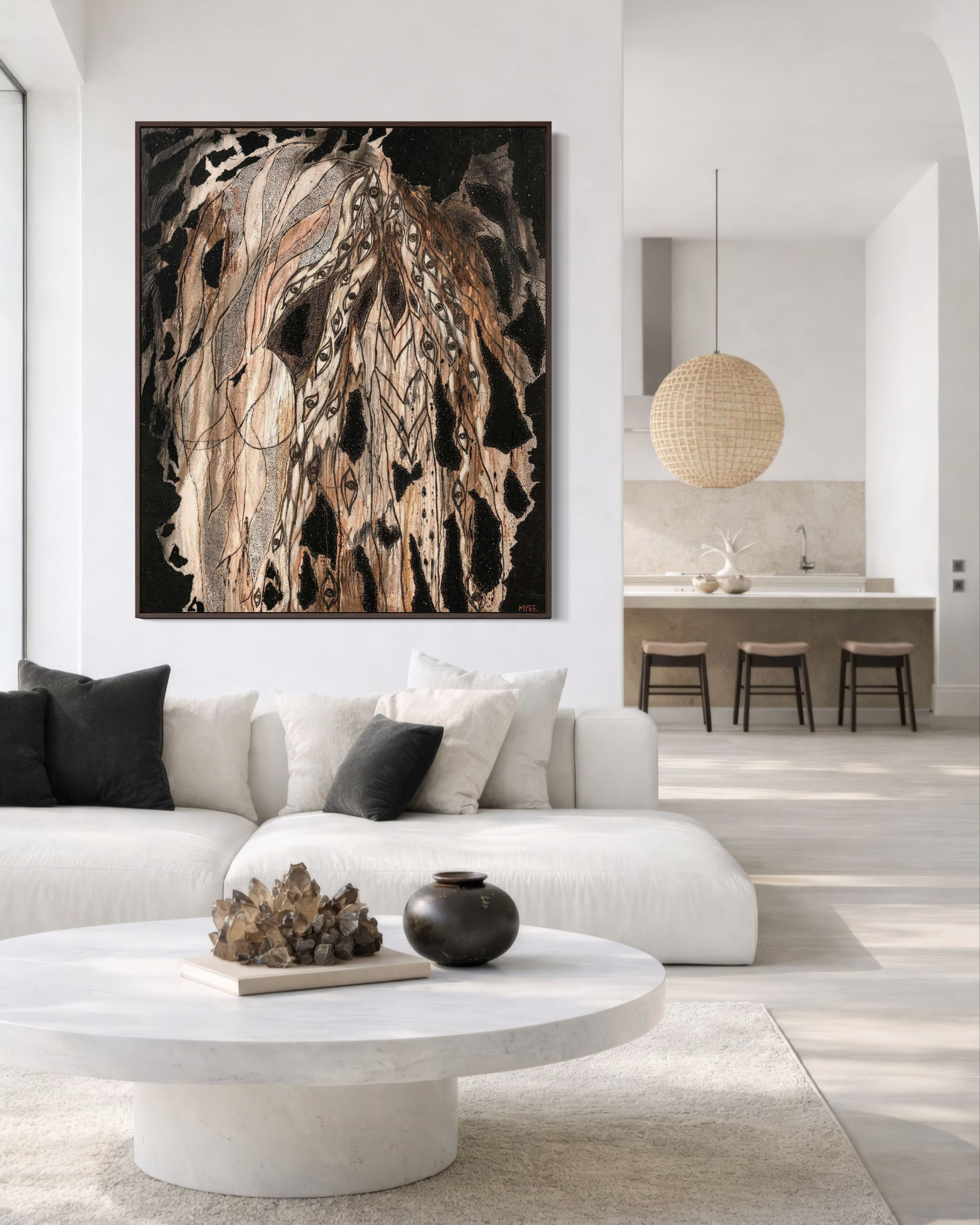 SEEDING CREATION CANVAS PRINT