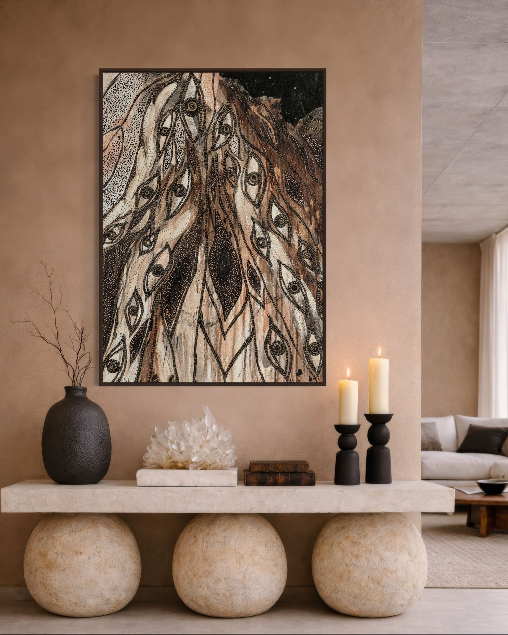 SEEDING CREATION AWAKENING CANVAS PRINT