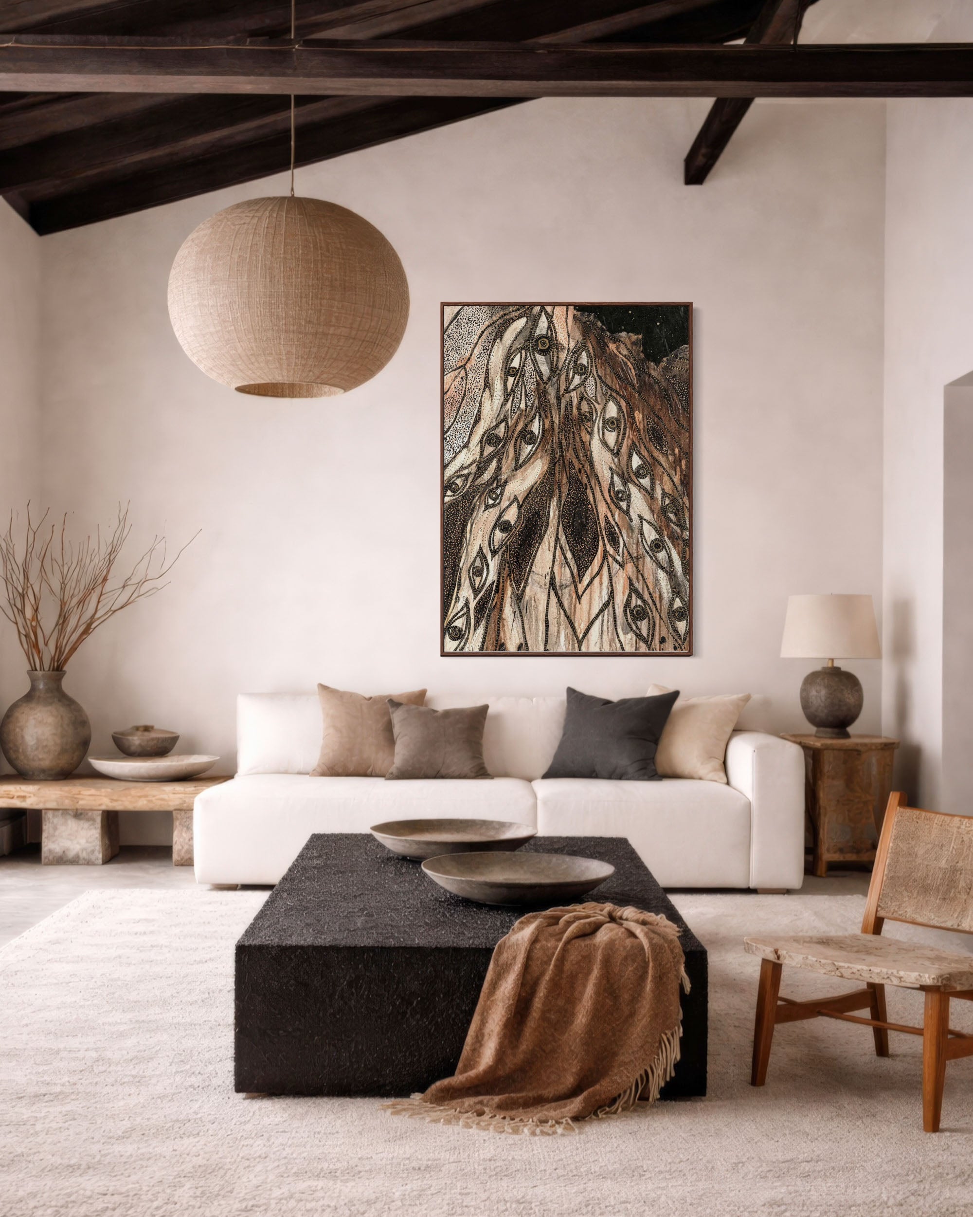 SEEDING CREATION AWAKENING CANVAS PRINT
