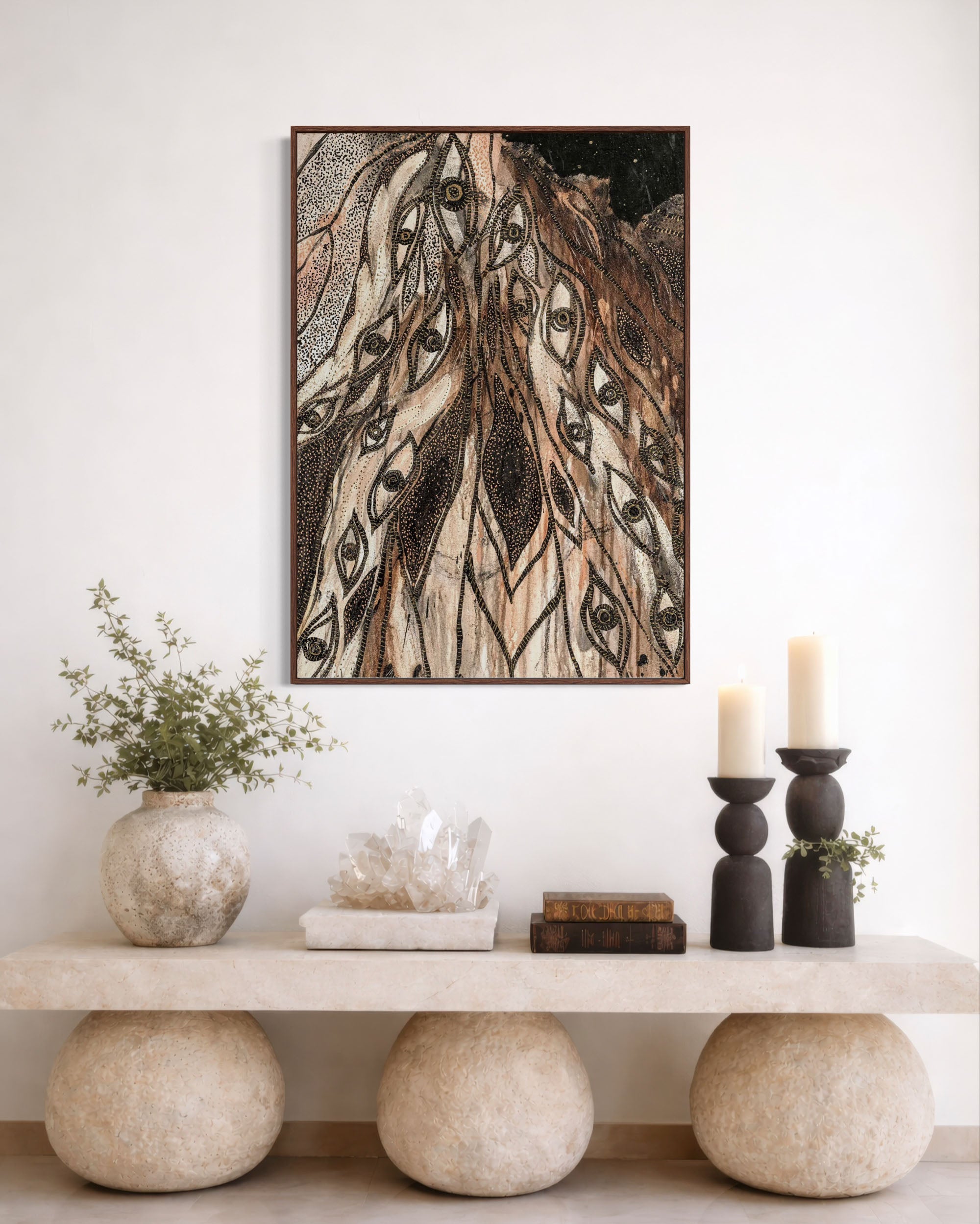 SEEDING CREATION AWAKENING CANVAS PRINT