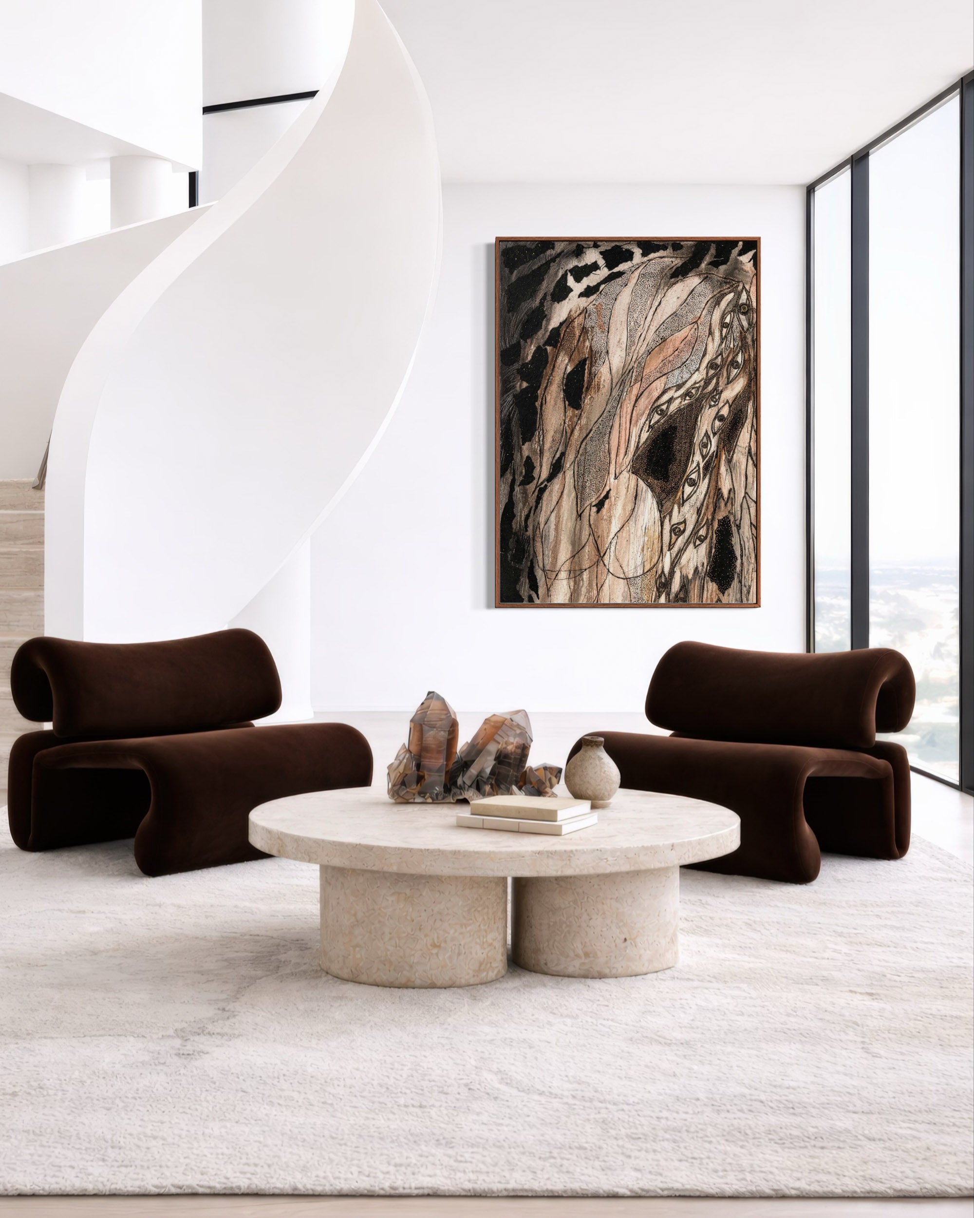 SEEDING CREATION DESCENT CANVAS PRINT