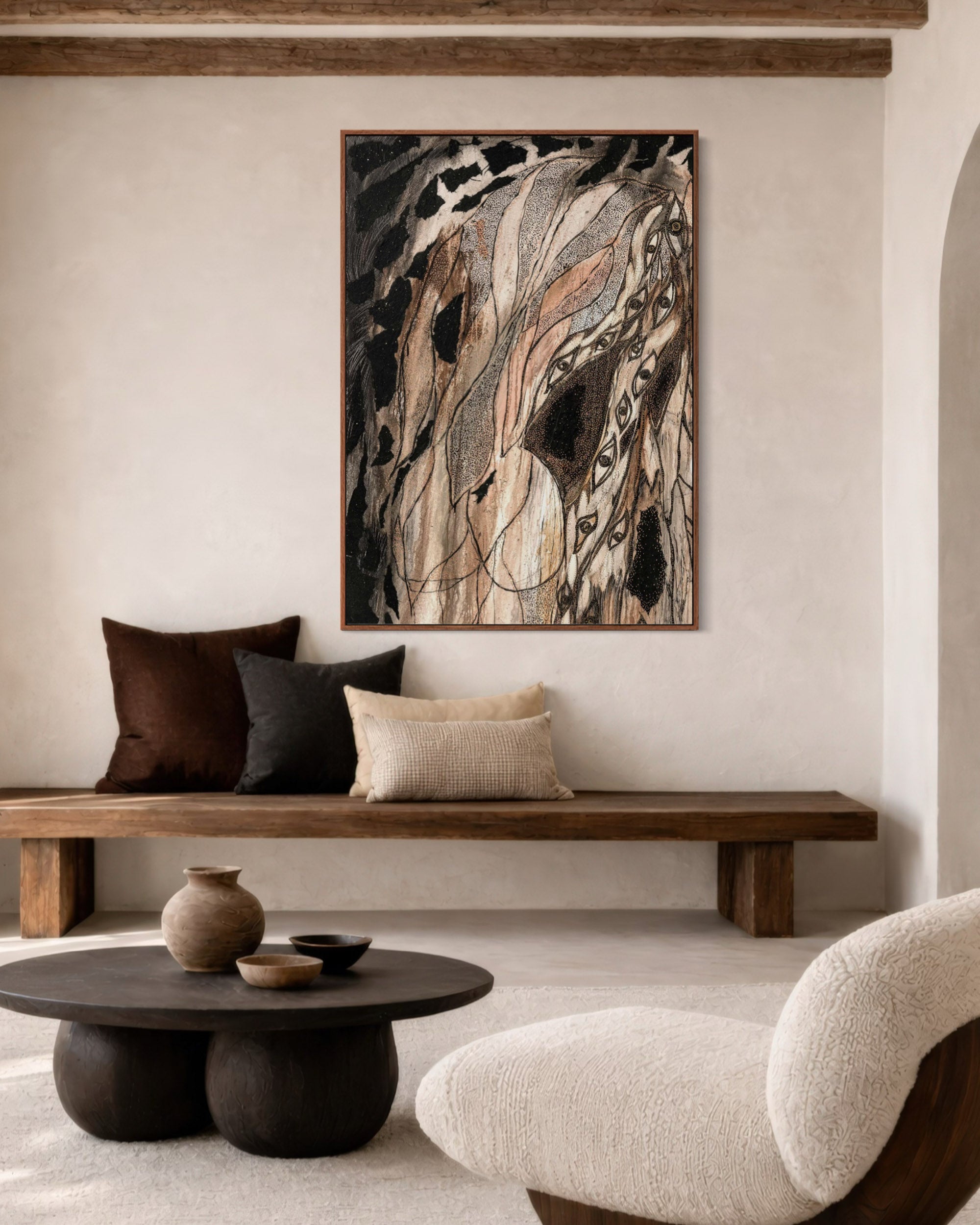 SEEDING CREATION DESCENT CANVAS PRINT