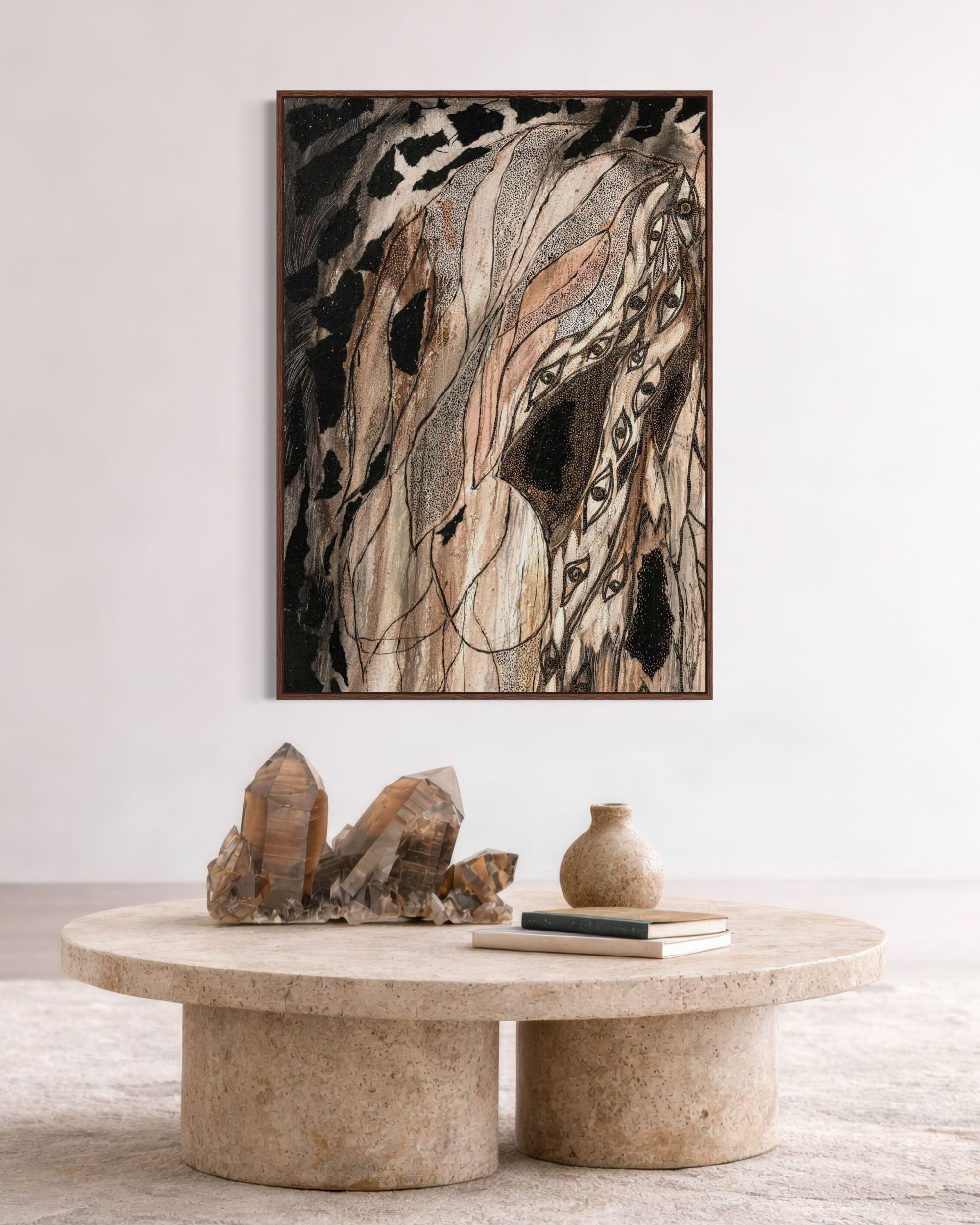 SEEDING CREATION DESCENT CANVAS PRINT