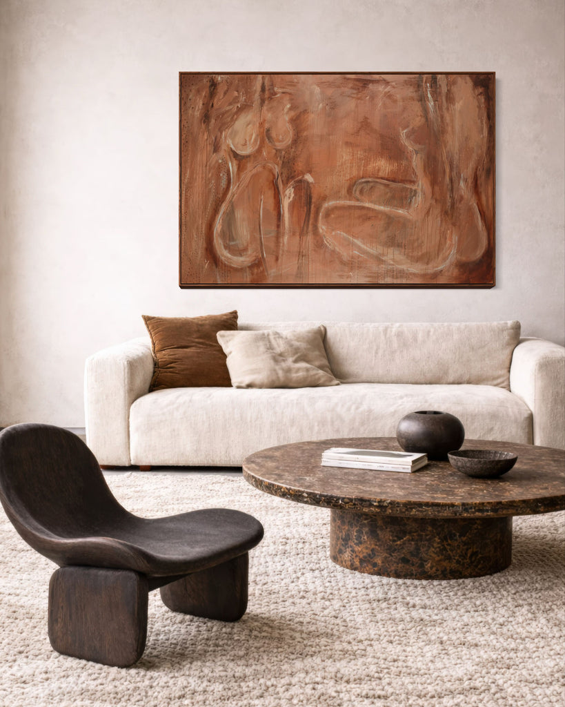 SHE BURNS CANVAS PRINT