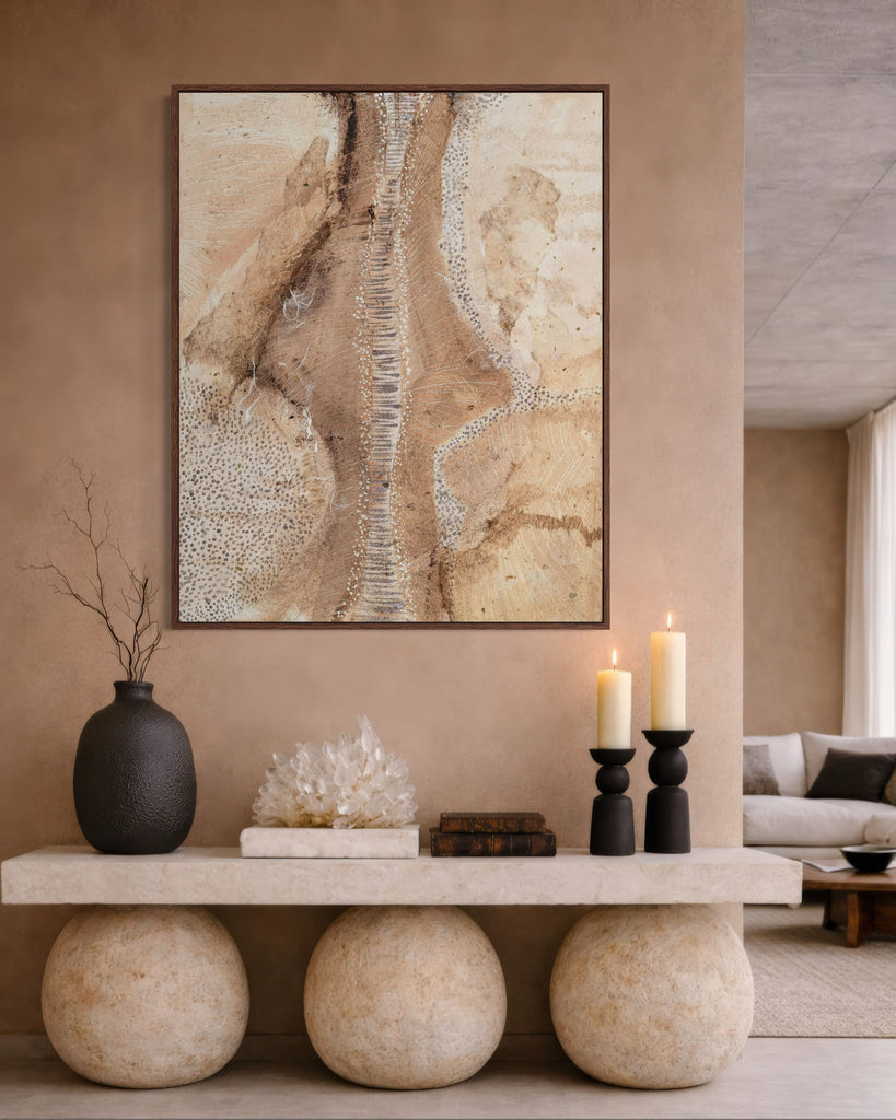 SNOW TRACKS CANVAS PRINT