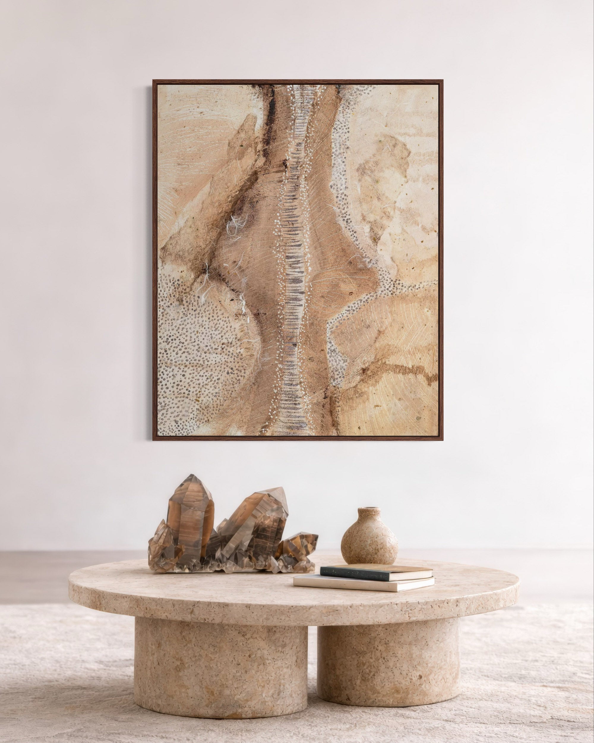 SNOW TRACKS CANVAS PRINT