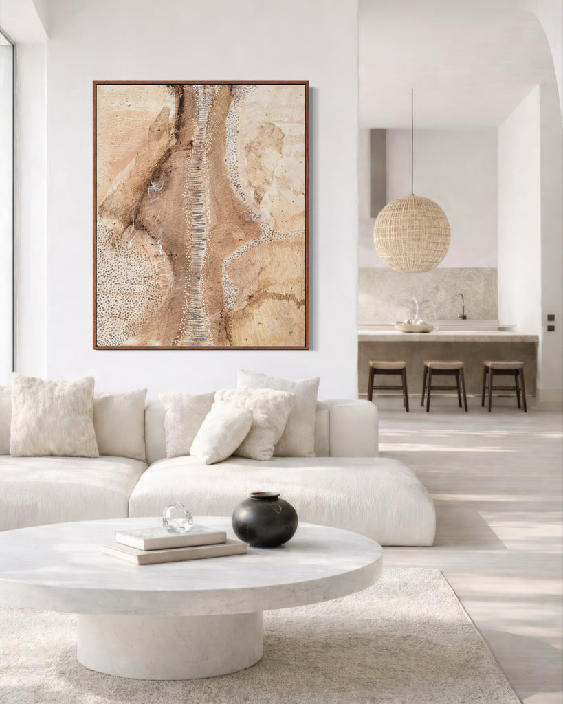 SNOW TRACKS CANVAS PRINT