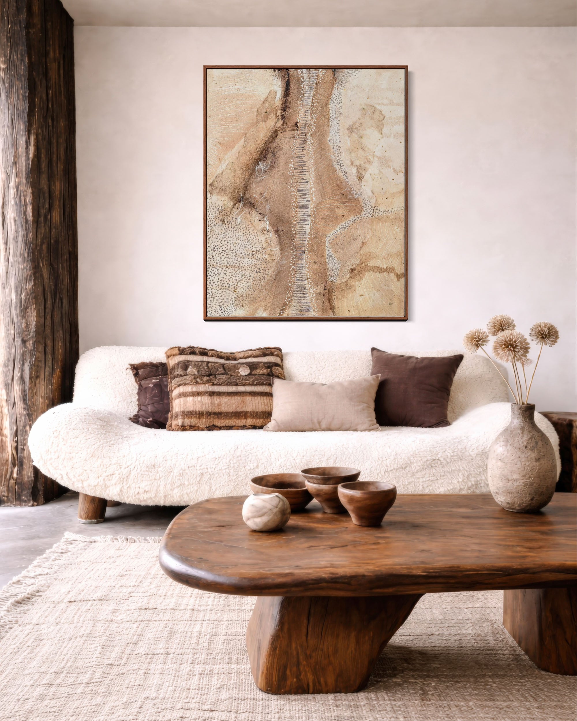 SNOW TRACKS CANVAS PRINT