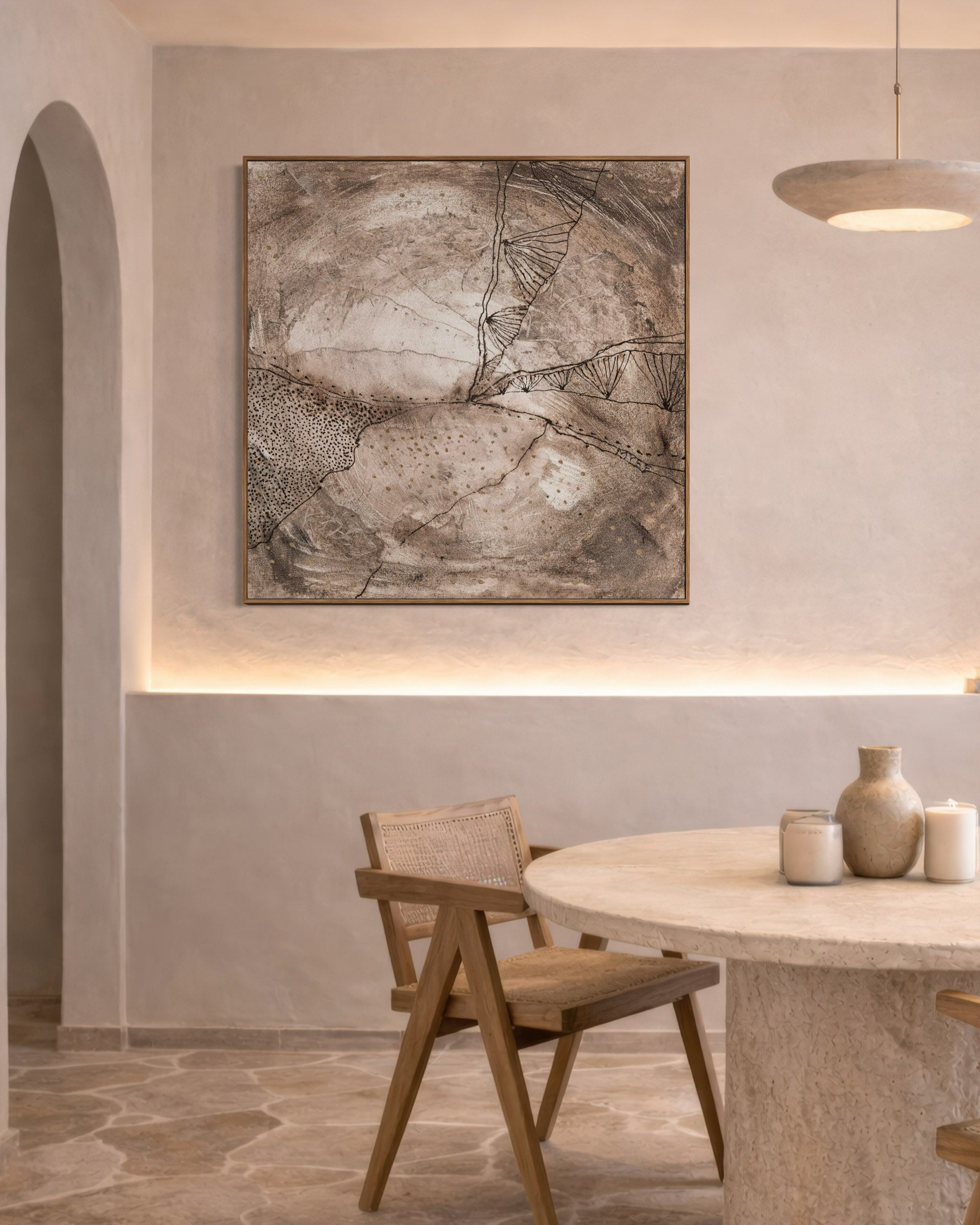 THRESHOLD OF BALANCE CANVAS PRINT