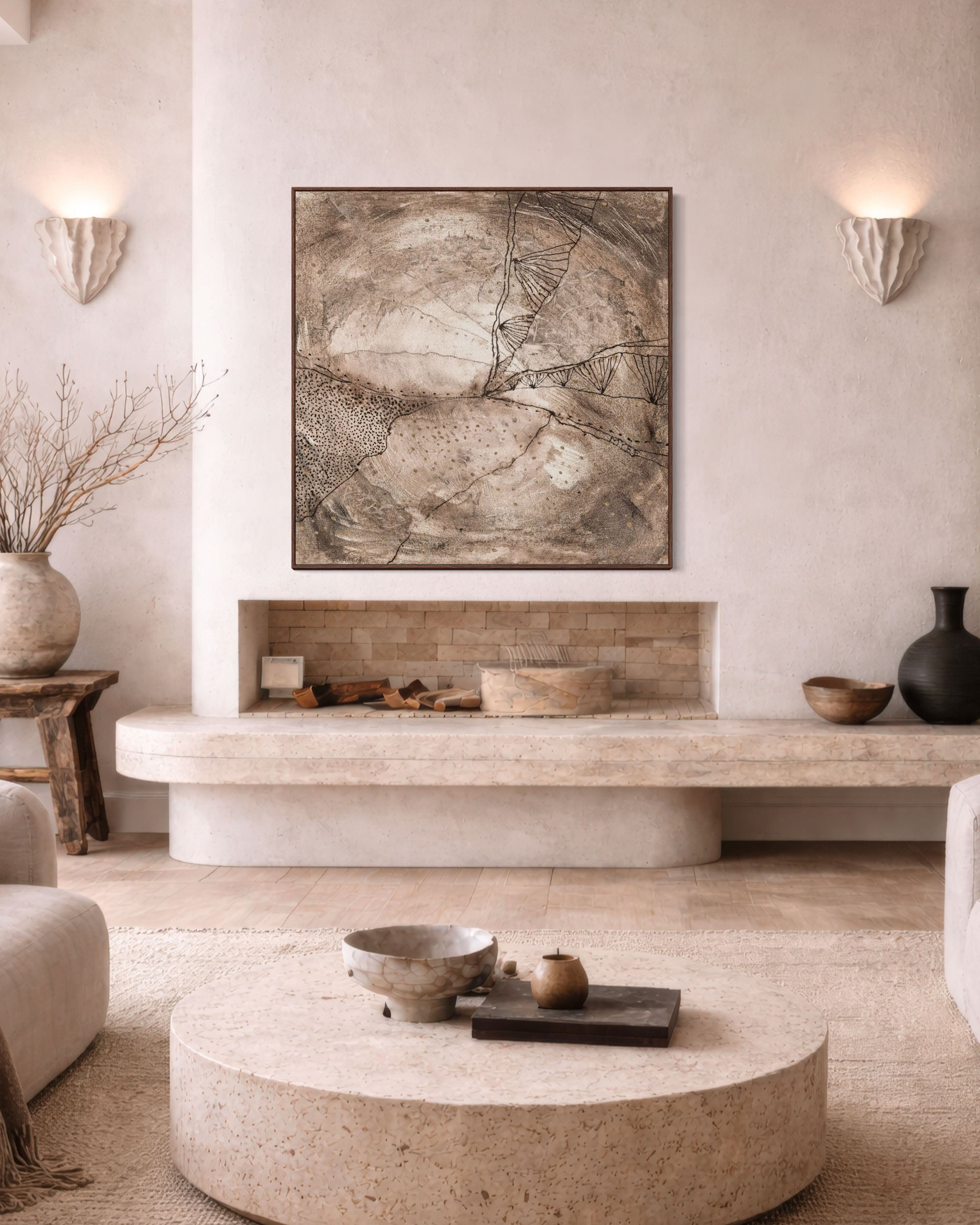 THRESHOLD OF BALANCE CANVAS PRINT