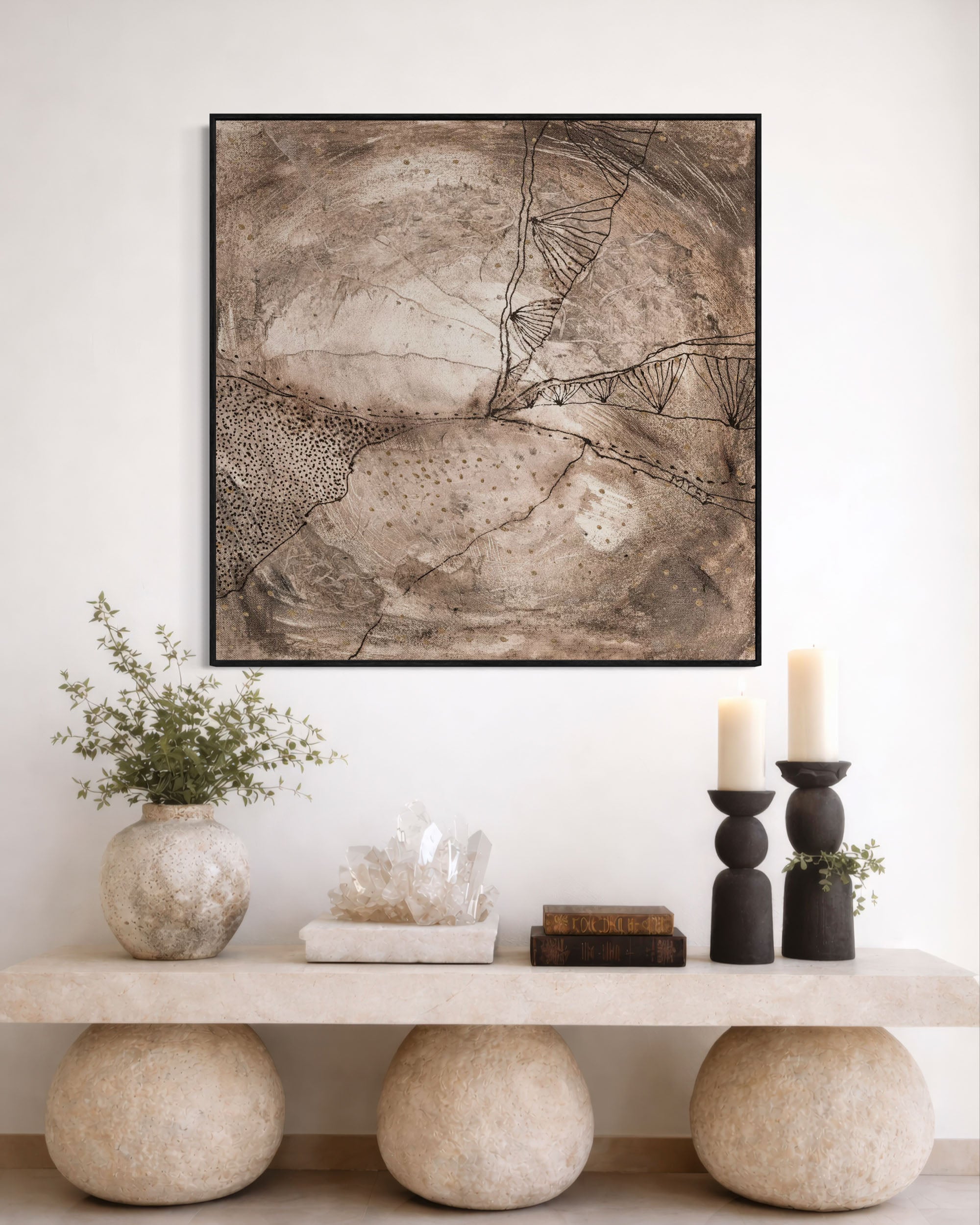 THRESHOLD OF BALANCE CANVAS PRINT
