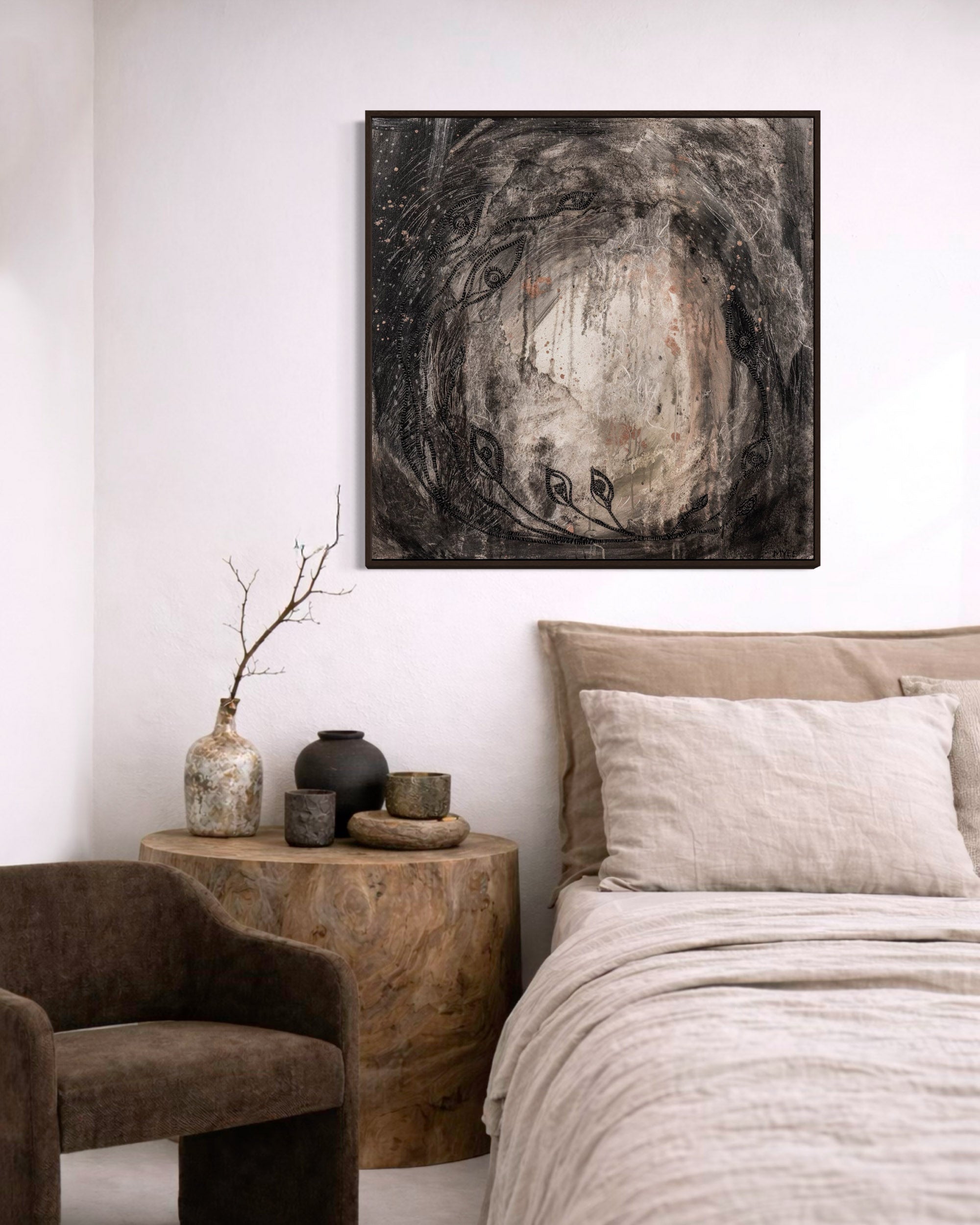 VEIL OF SHADOWS CANVAS PRINT