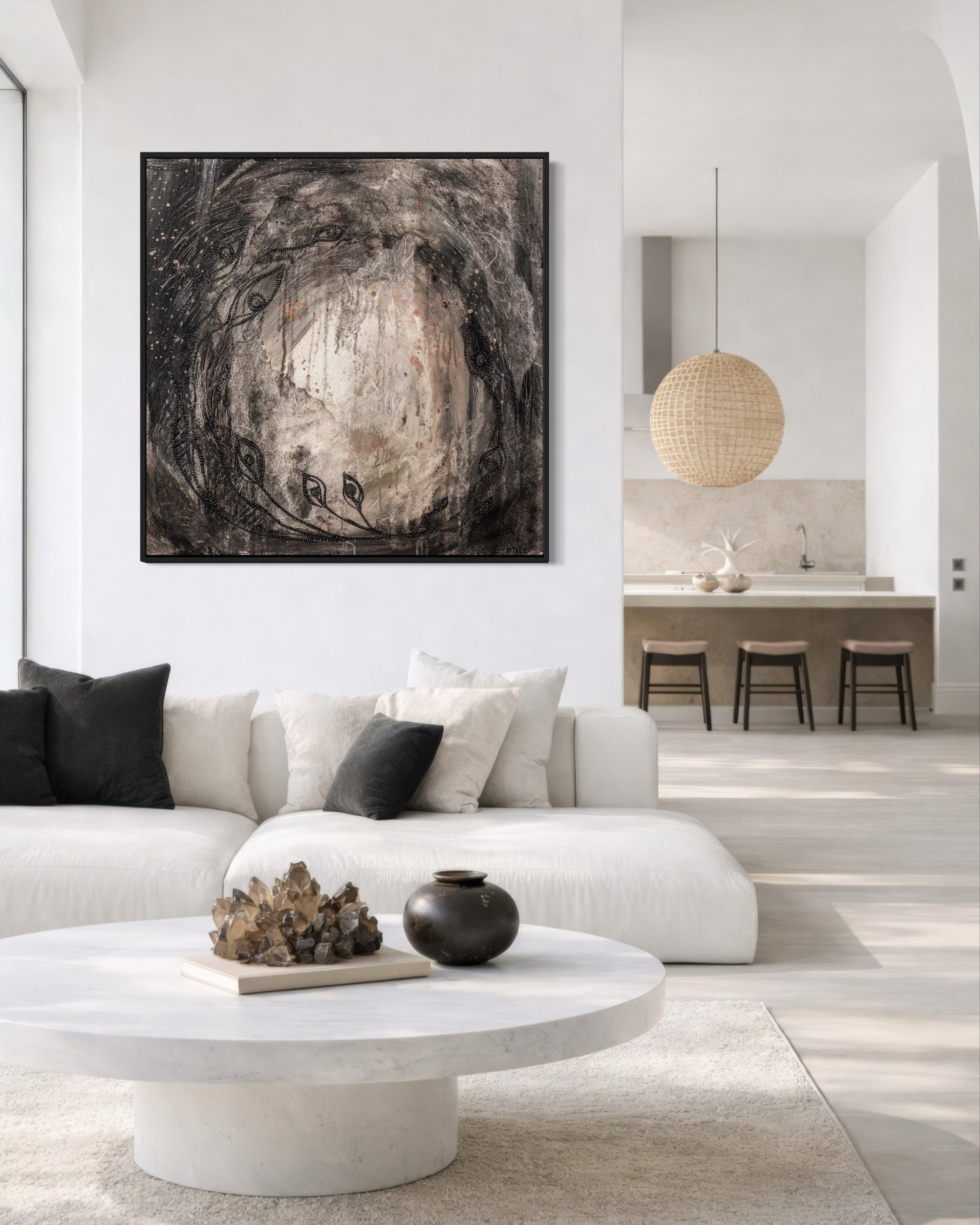 VEIL OF SHADOWS CANVAS PRINT