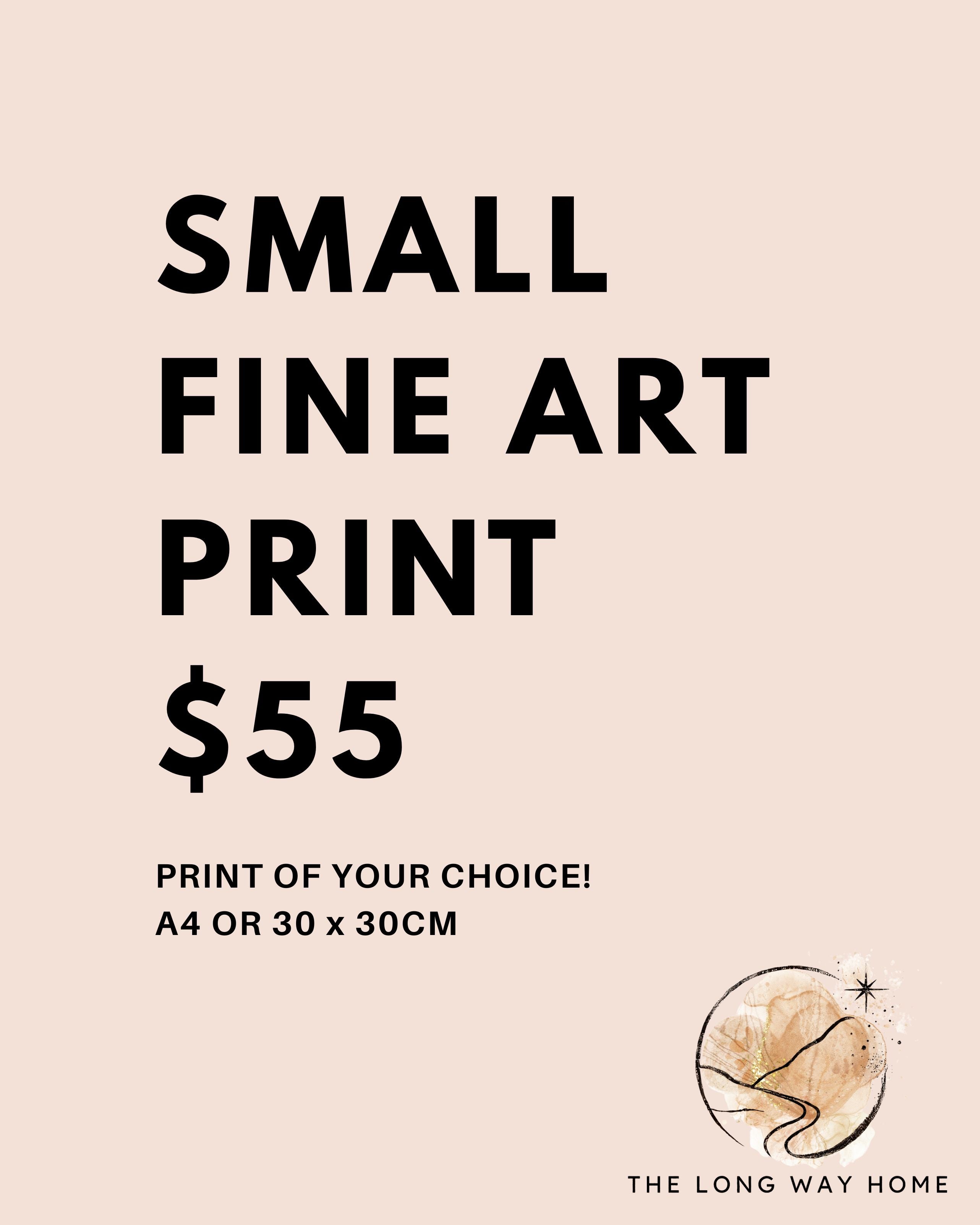 SMALL FINE ART PRINT